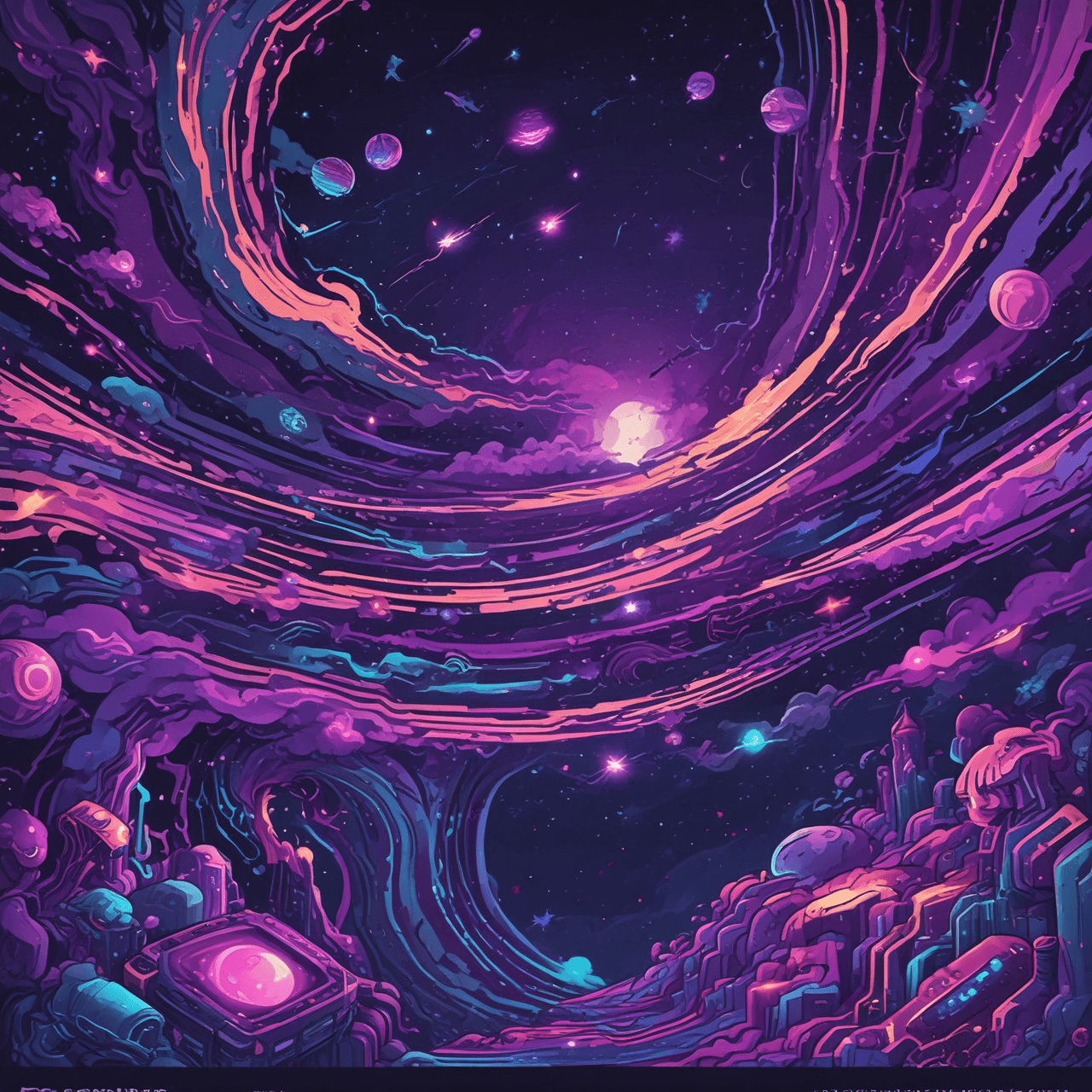 Quantum Realm Runner game banner