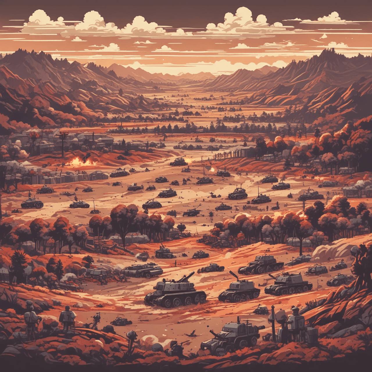 War Jump game banner