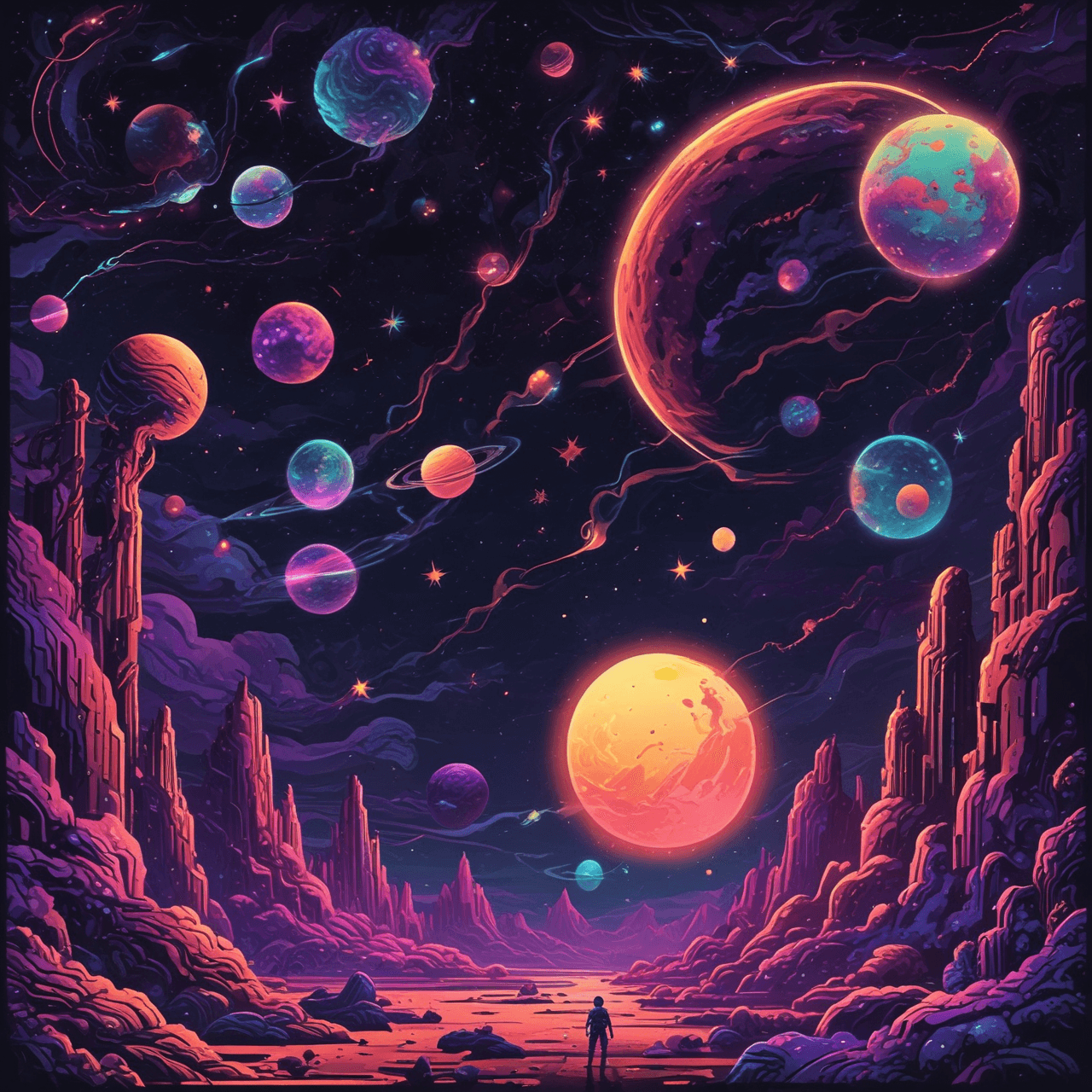 Space Invaders Quiz Run game banner