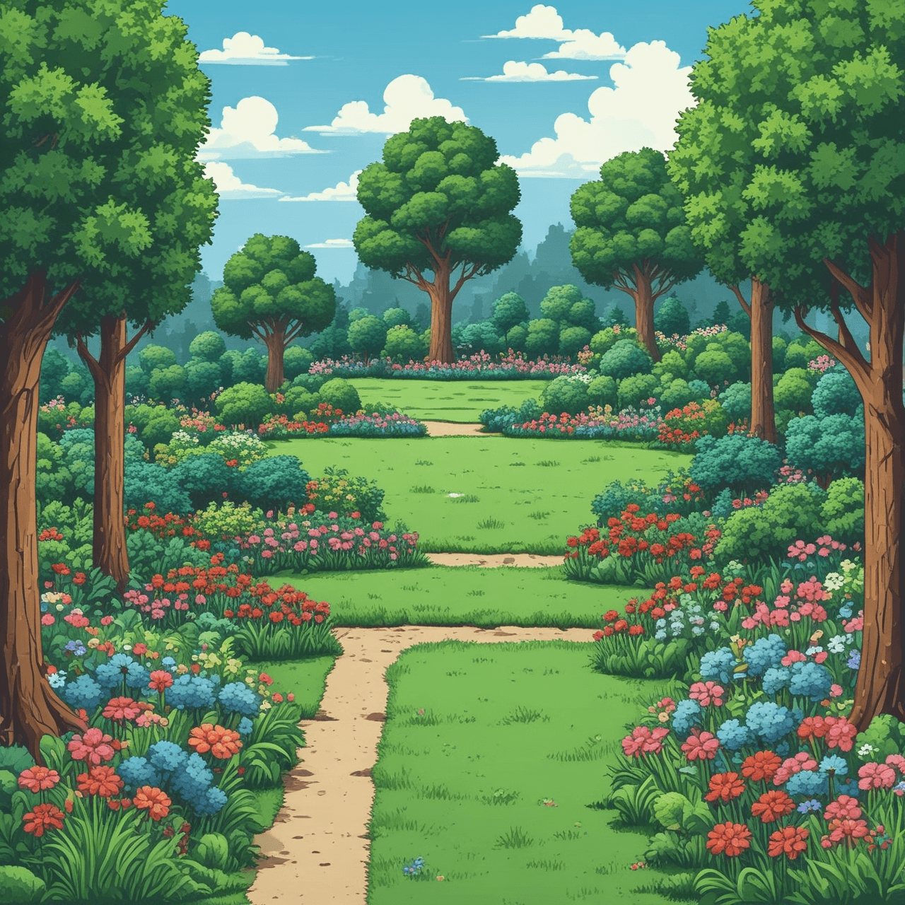 Flower Power Run game banner