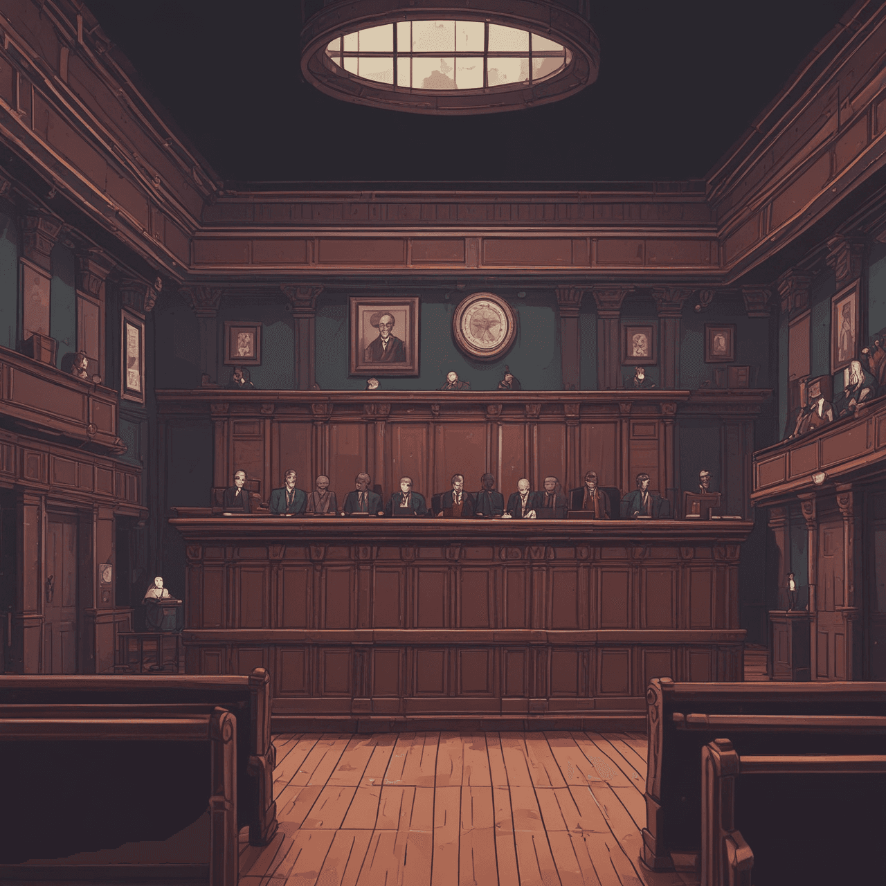 Justice Runner game banner