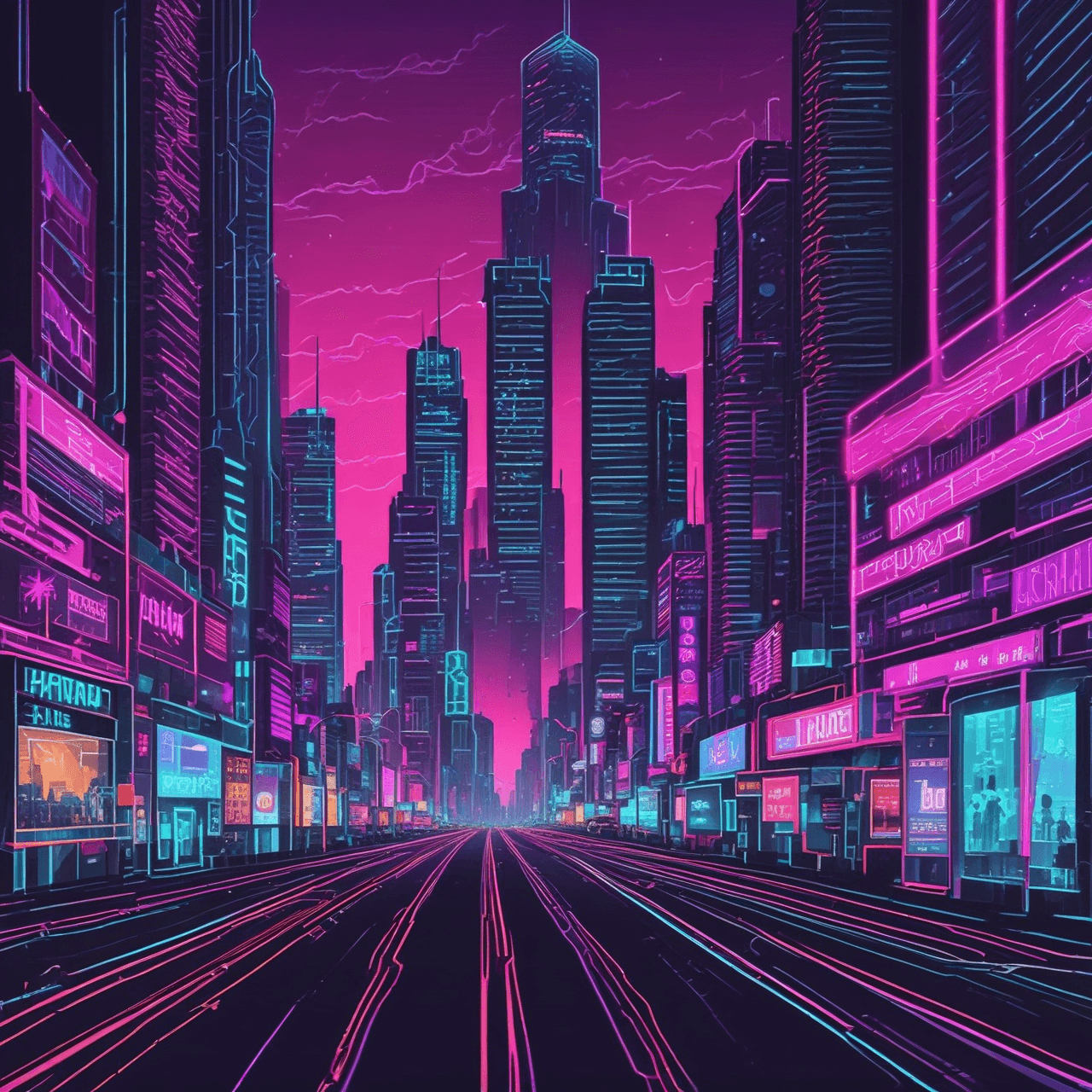 8-10x Neon Runner game banner