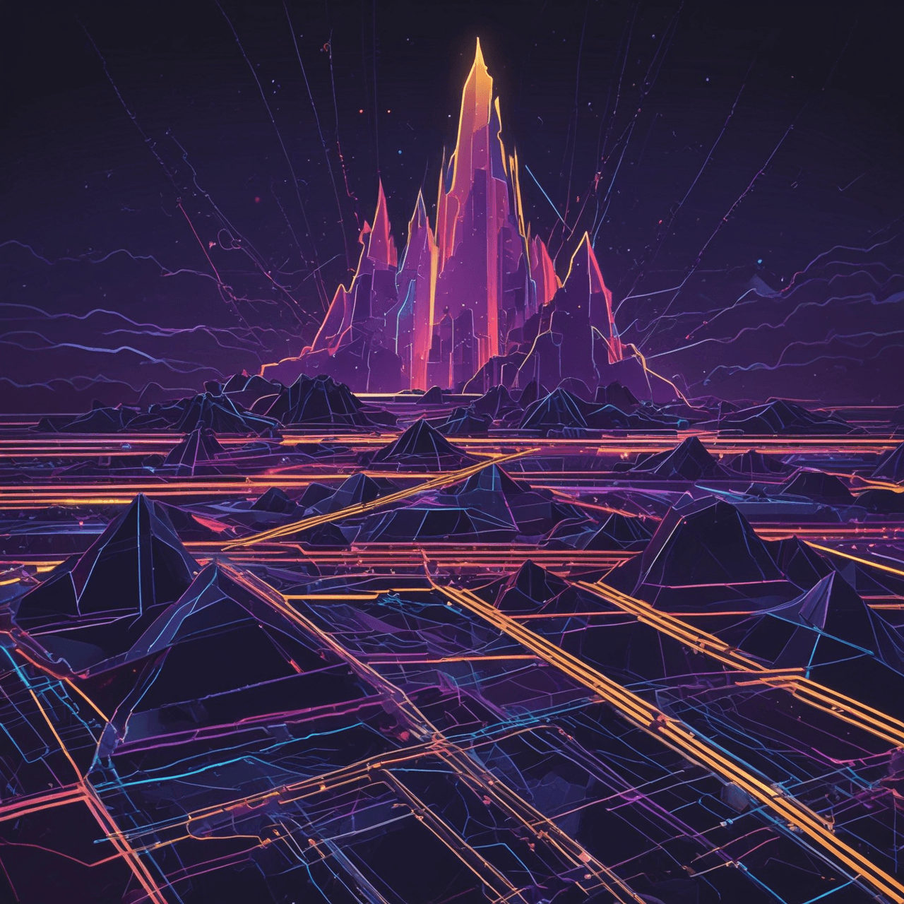 Geometry Gaze: Angle Runner game banner