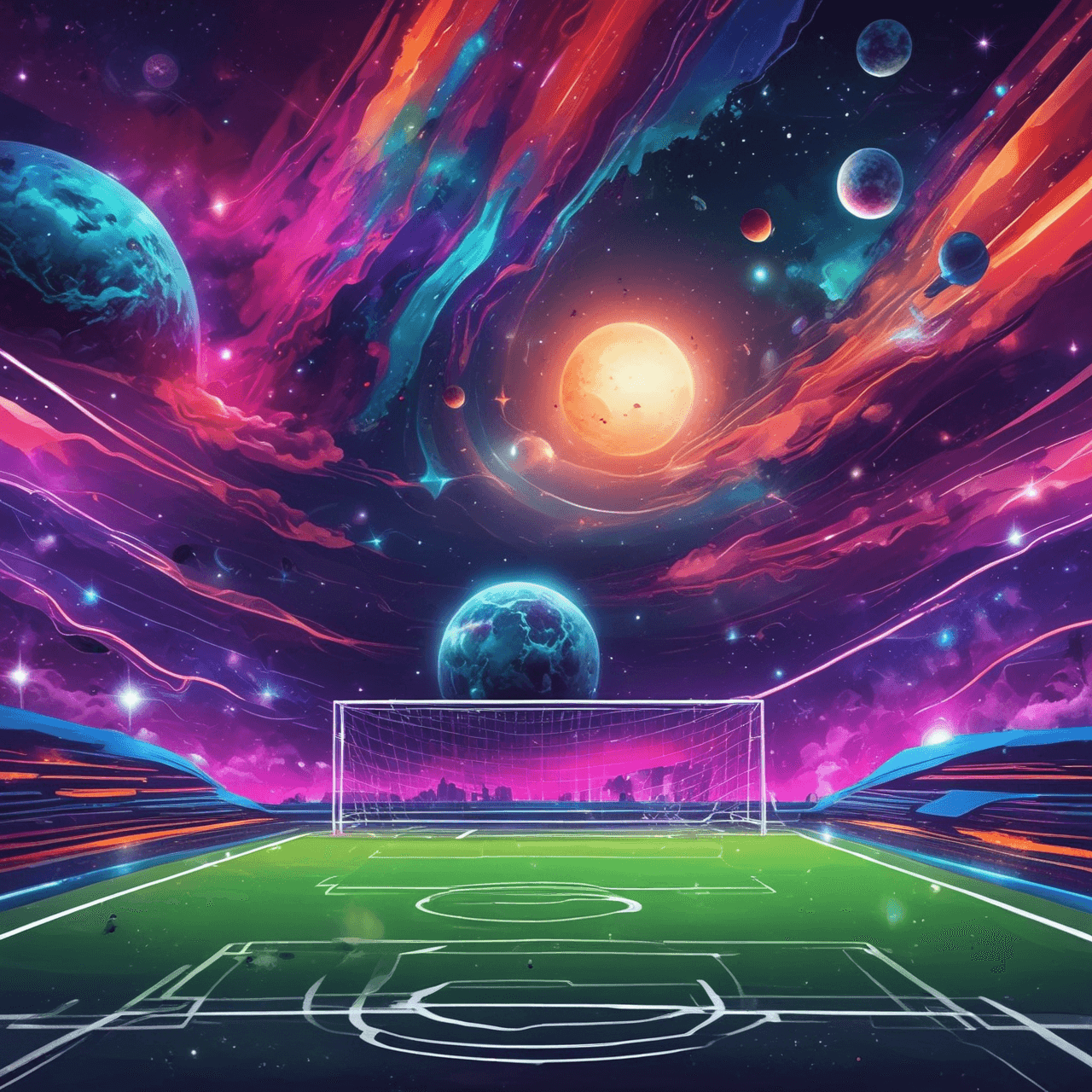 Space Soccer Quiz Adventure game banner