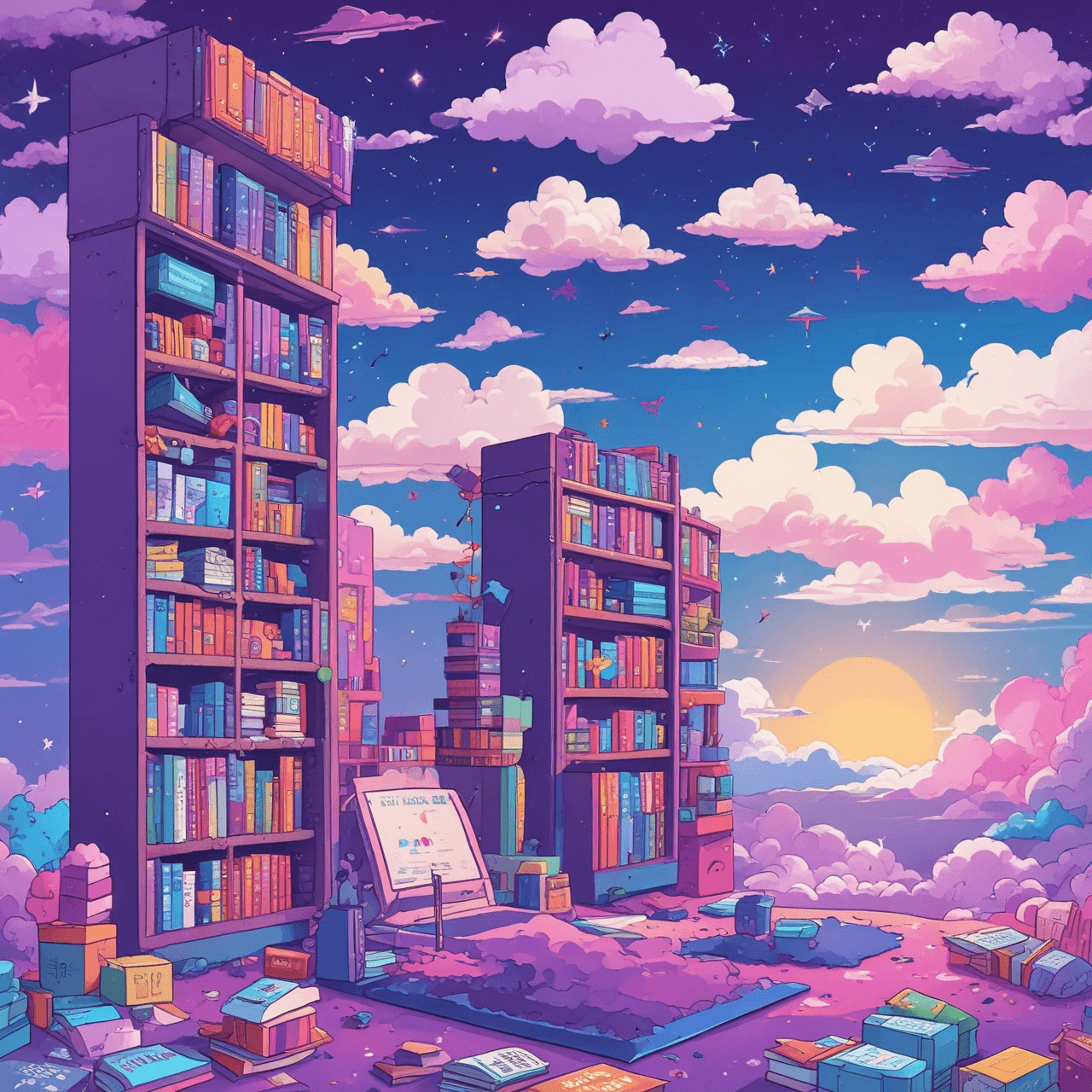 Grammar Cloud Hop game banner