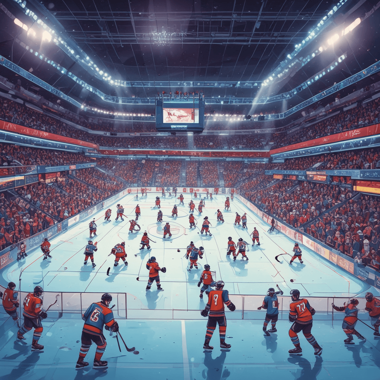 French Ice Rink Run game banner