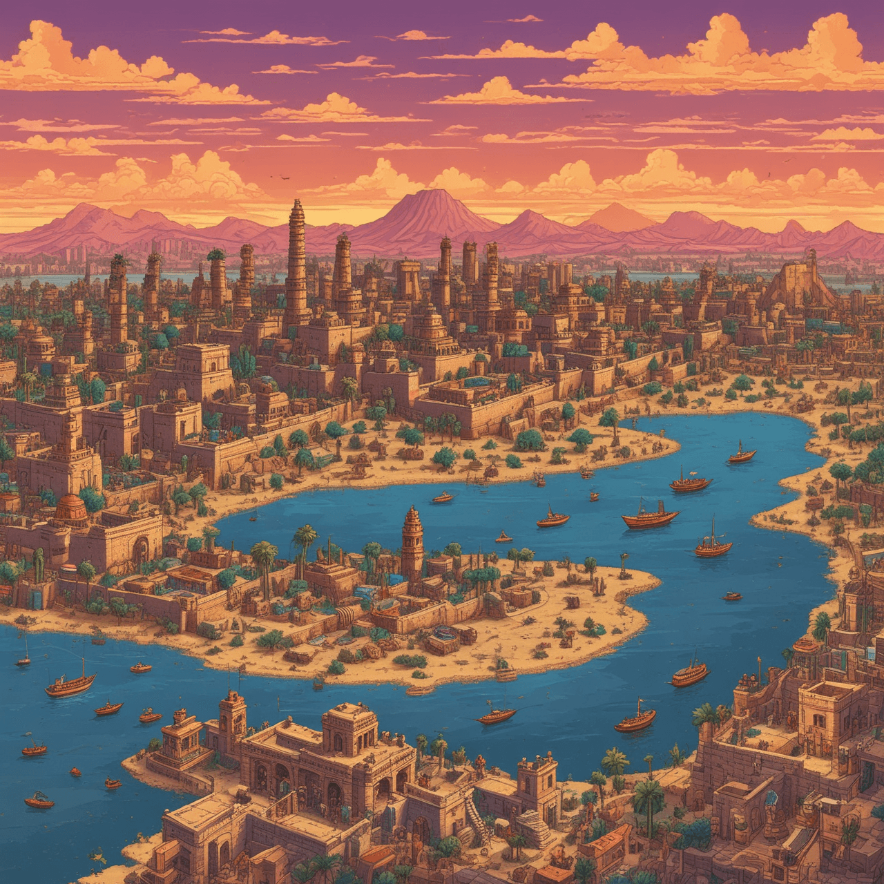 Mesopotamia Jetpack Quiz game banner