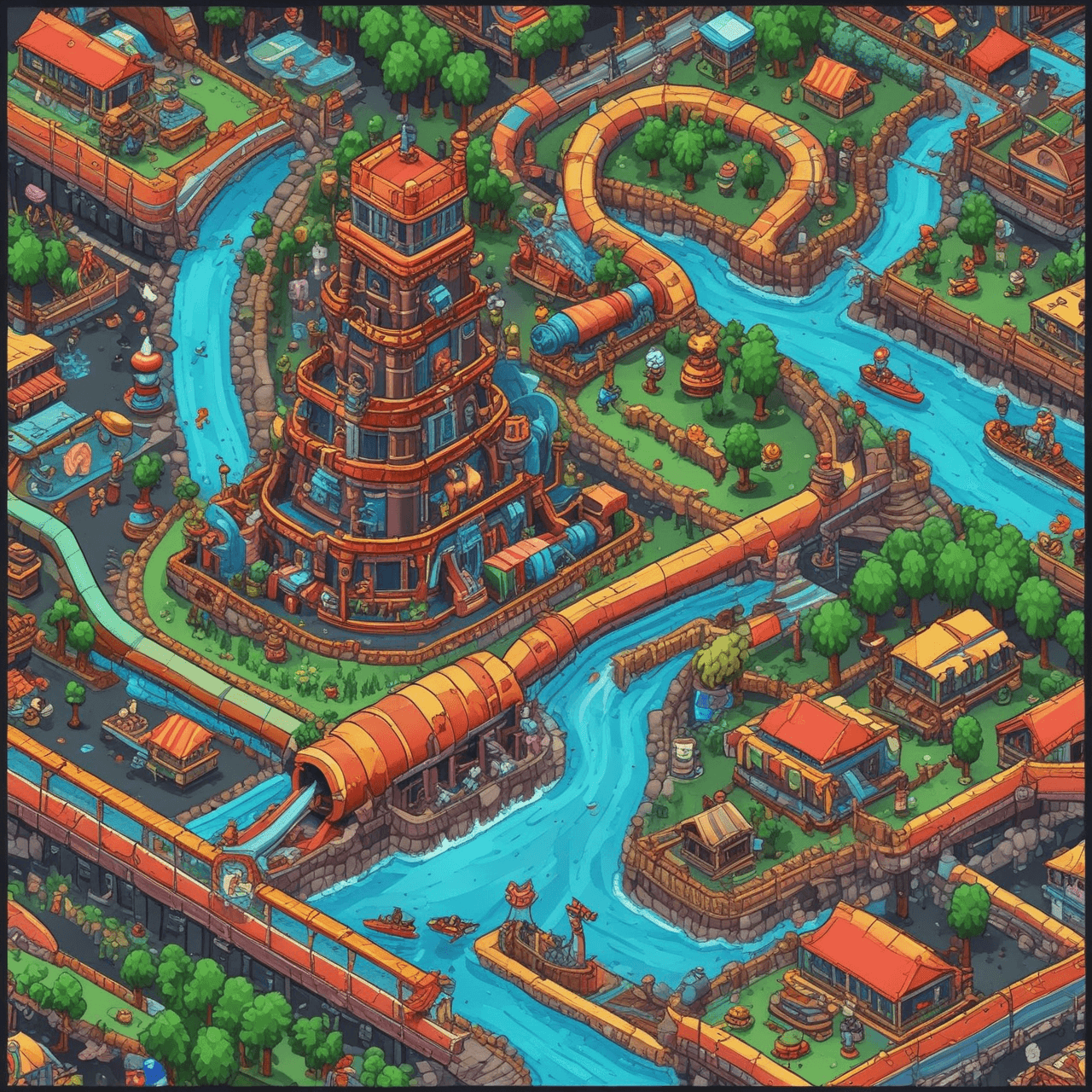 Civil War Water Slide Showdown game banner