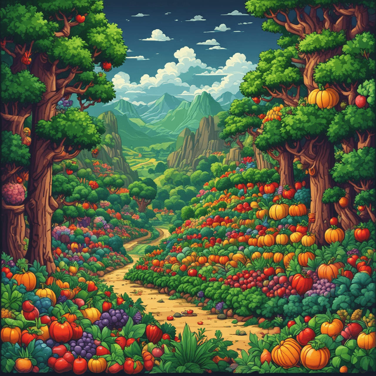 Salto de Vitaminas game banner