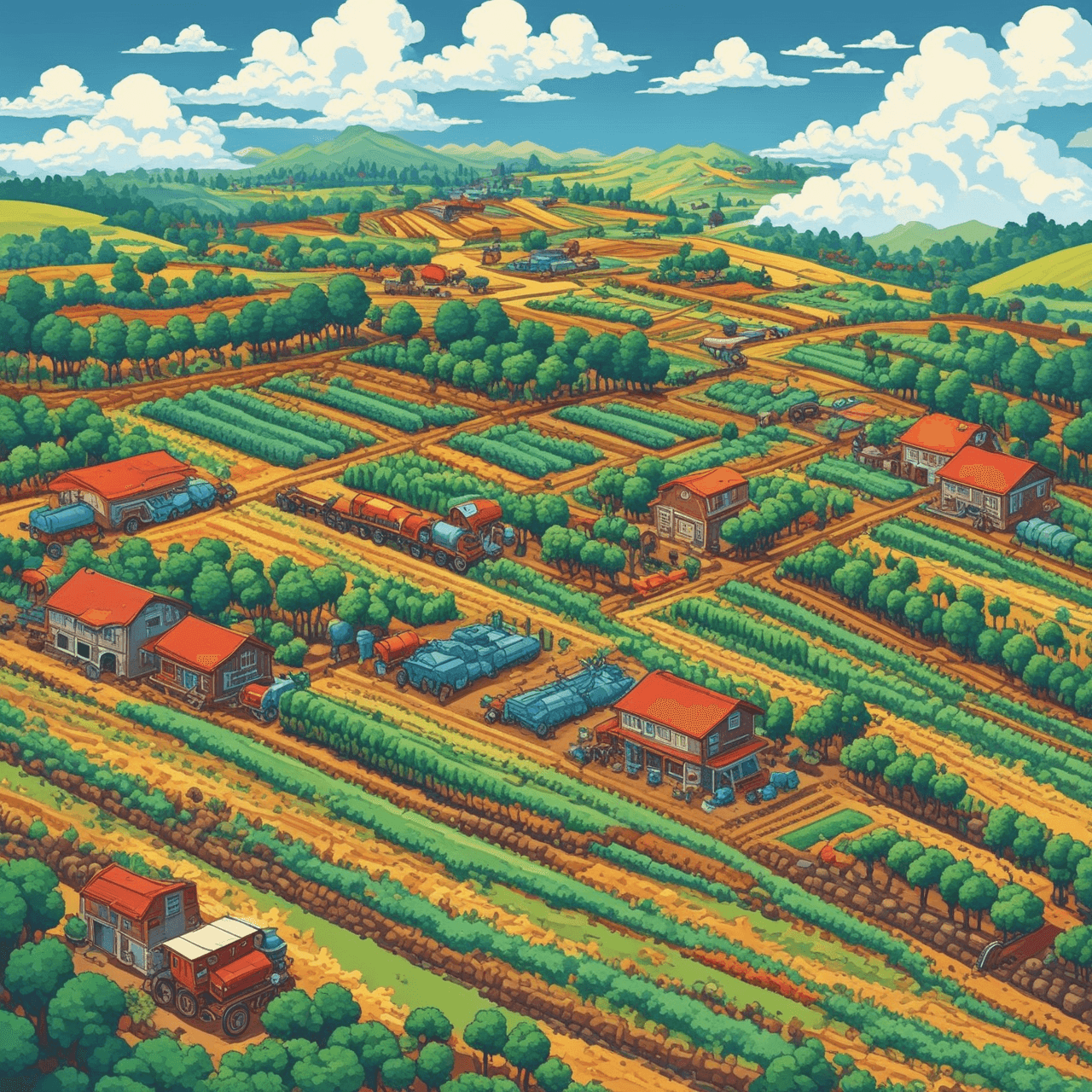 Quiz da Revolução Agrícola game banner