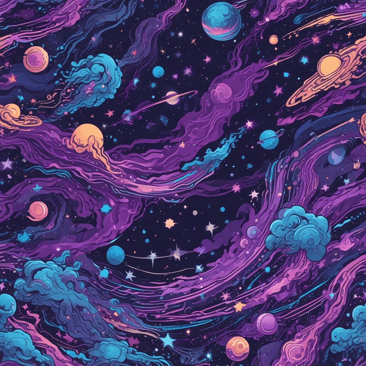 Cosmic Quiz Runner game banner