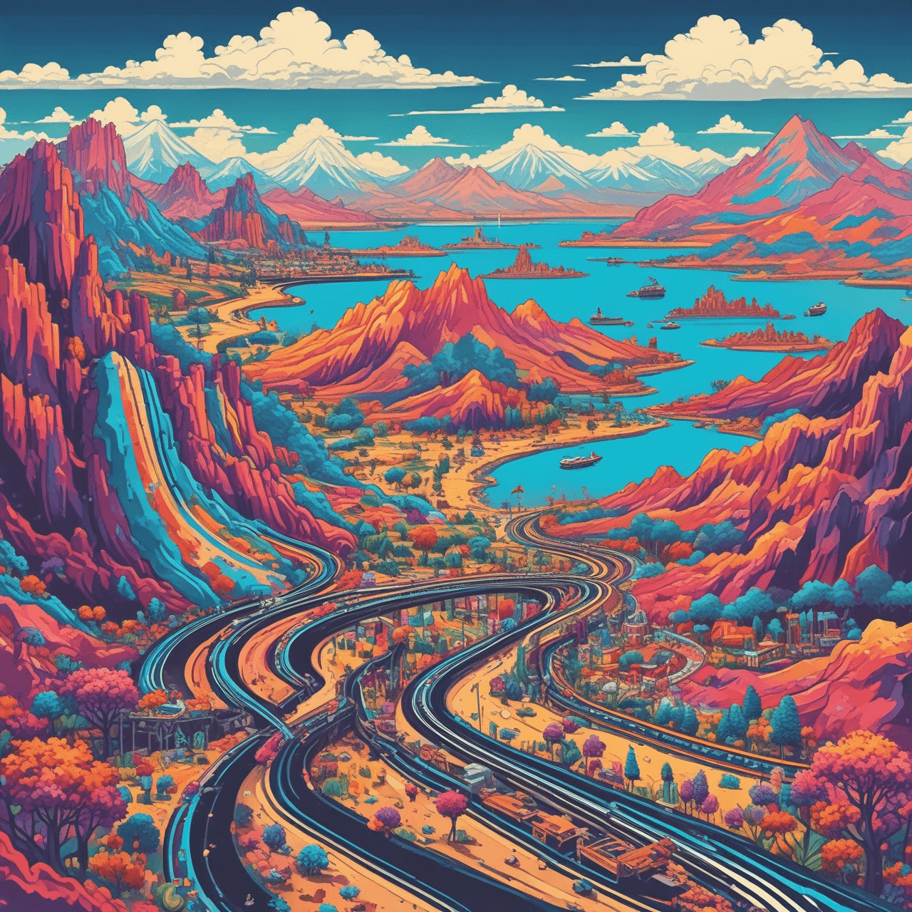 Geography Track Adventure game banner