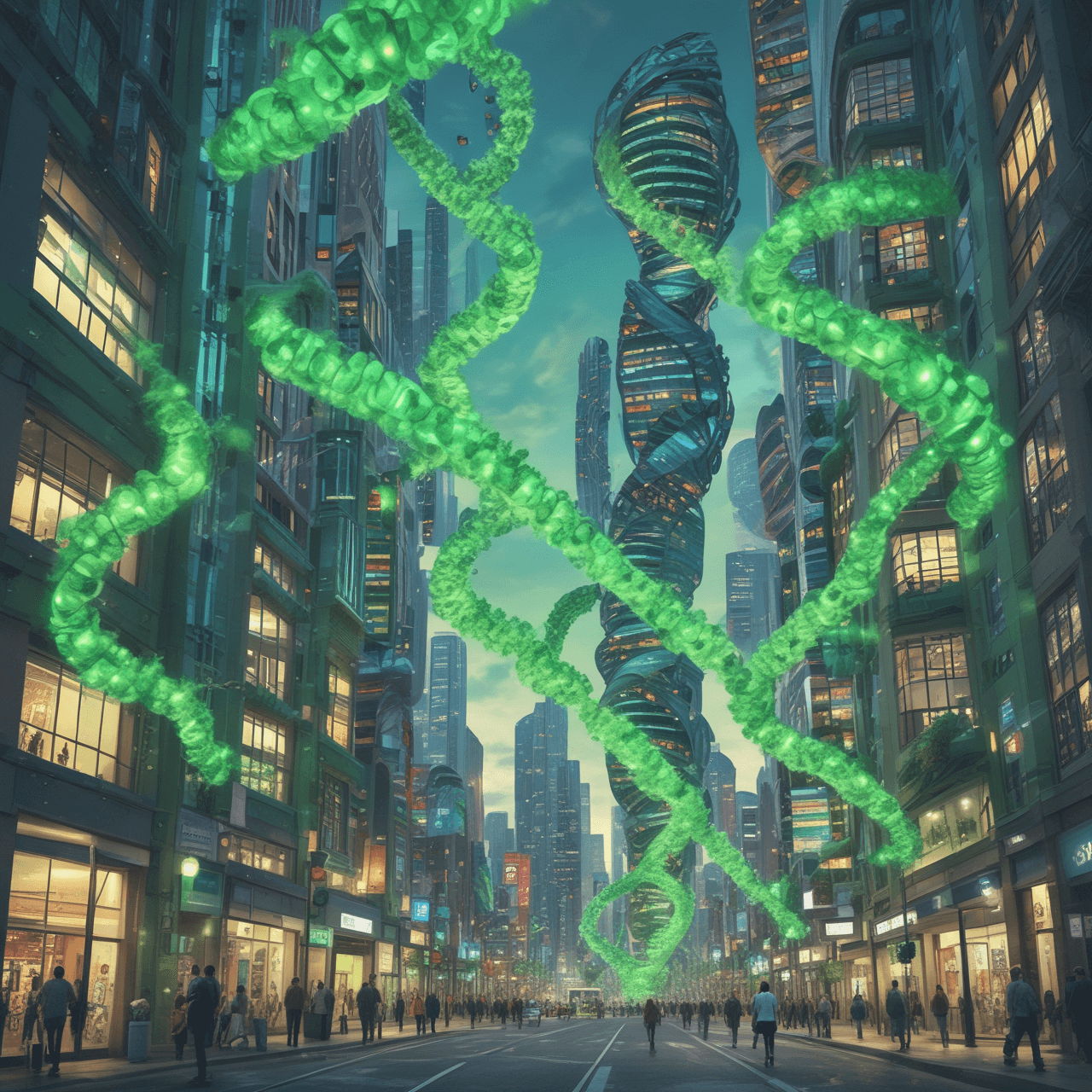 Biology City Run Quiz game banner