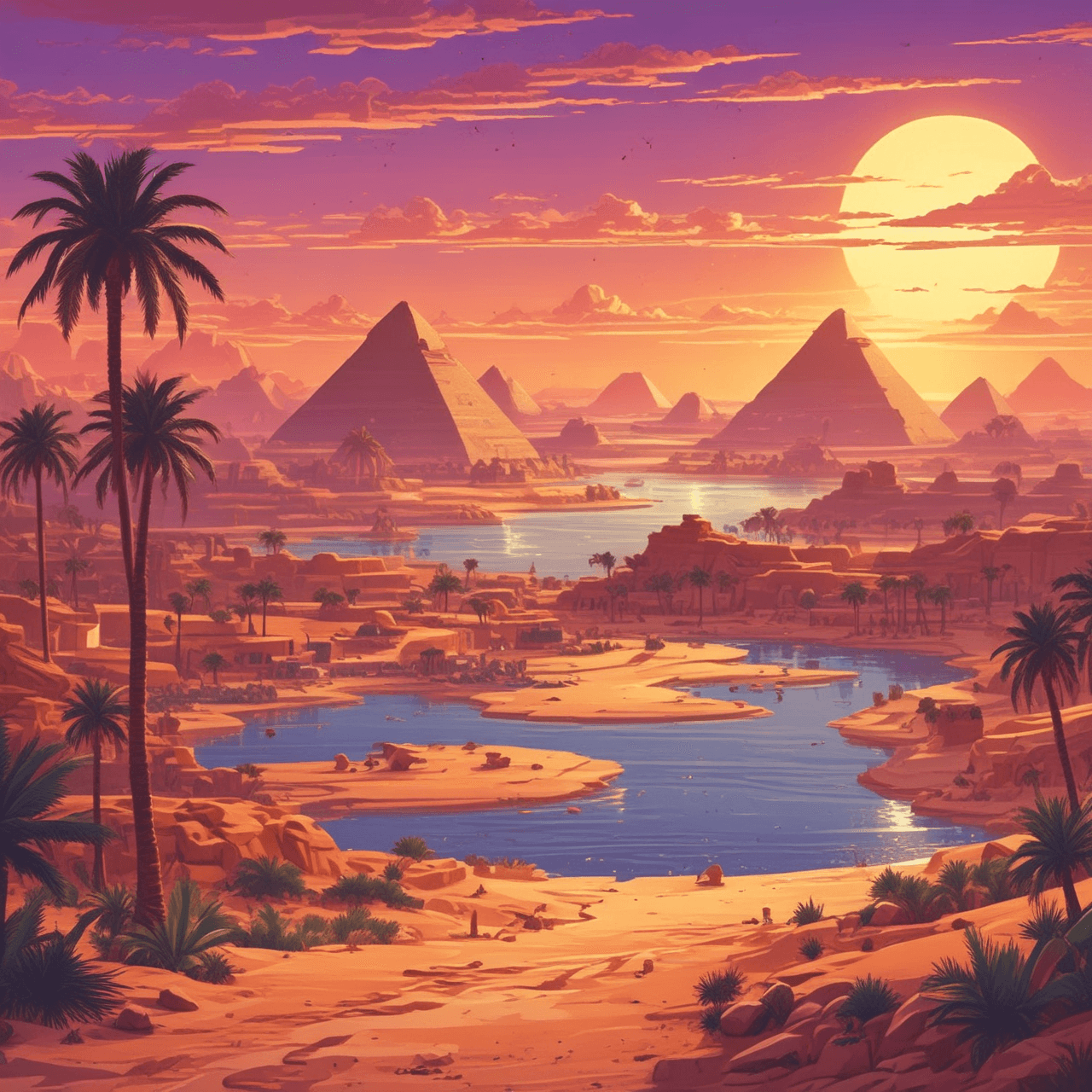 Nile Runner Quiz game banner