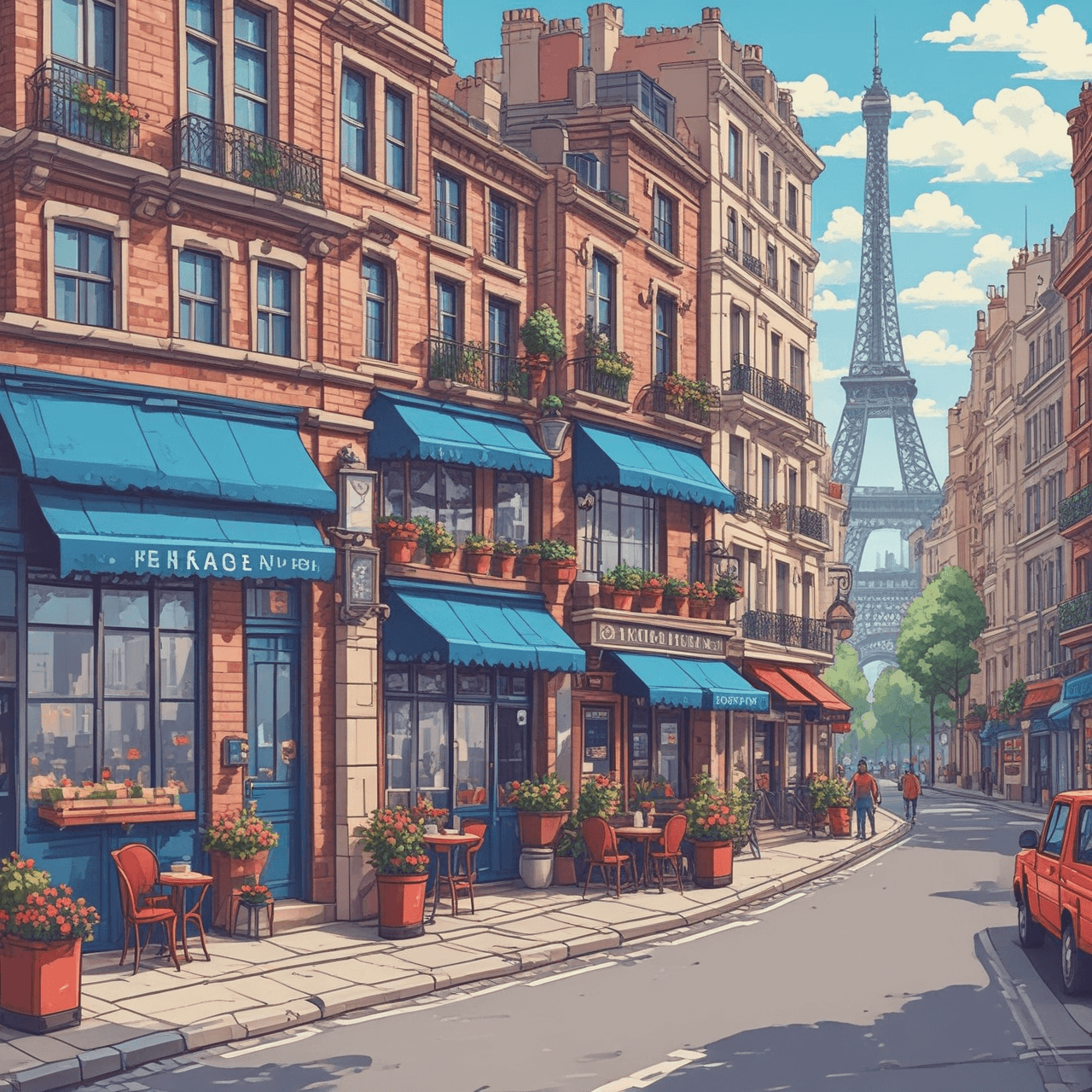 French Word Runner game banner