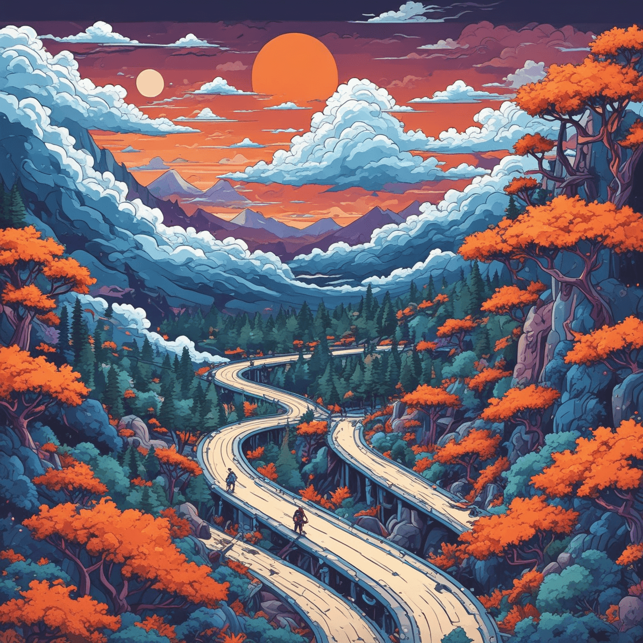 Ninja Academy: Weather Jutsu Race game banner