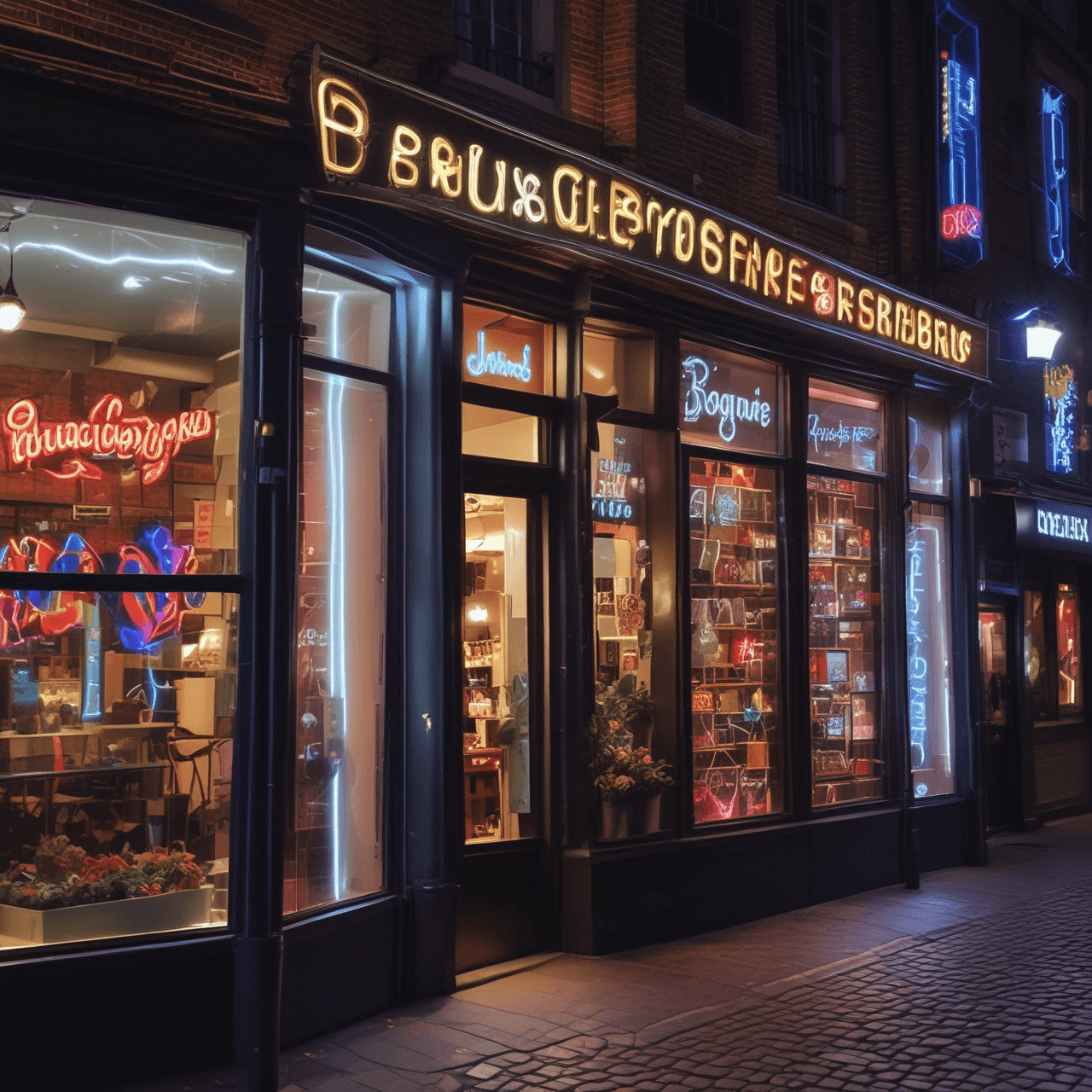 Neon Boodschappen Race game banner