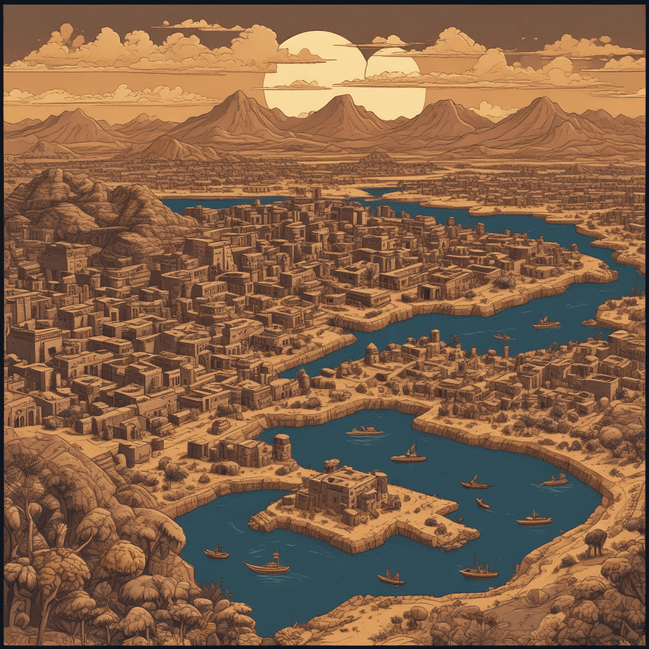 Mesopotamia City Run game banner