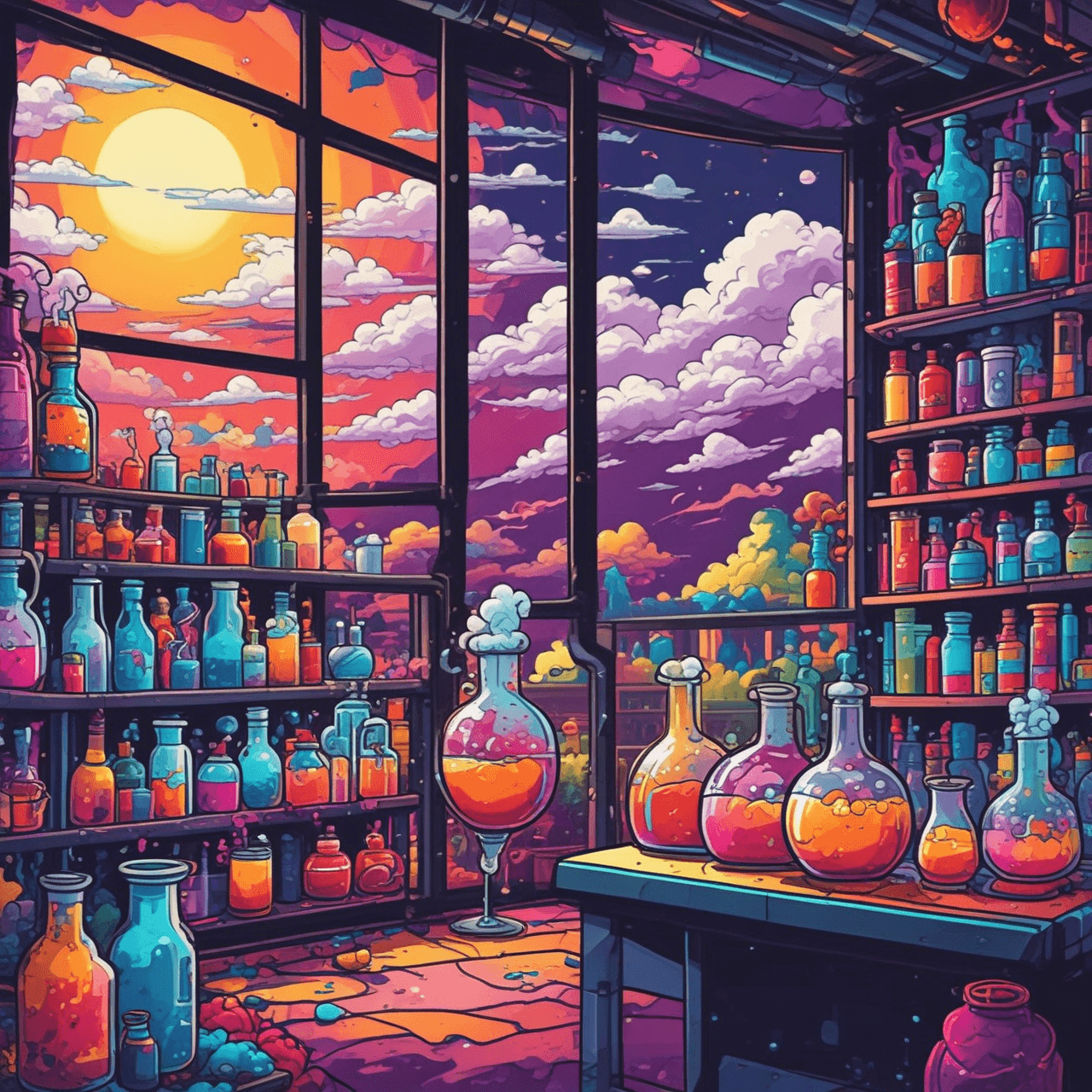 Acid-Base Cloud Hop game banner