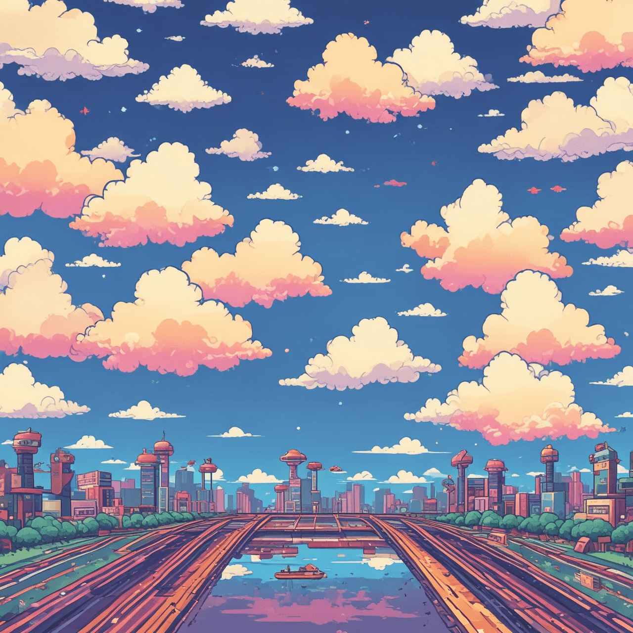 Phrasal Verb Cloud Hop game banner