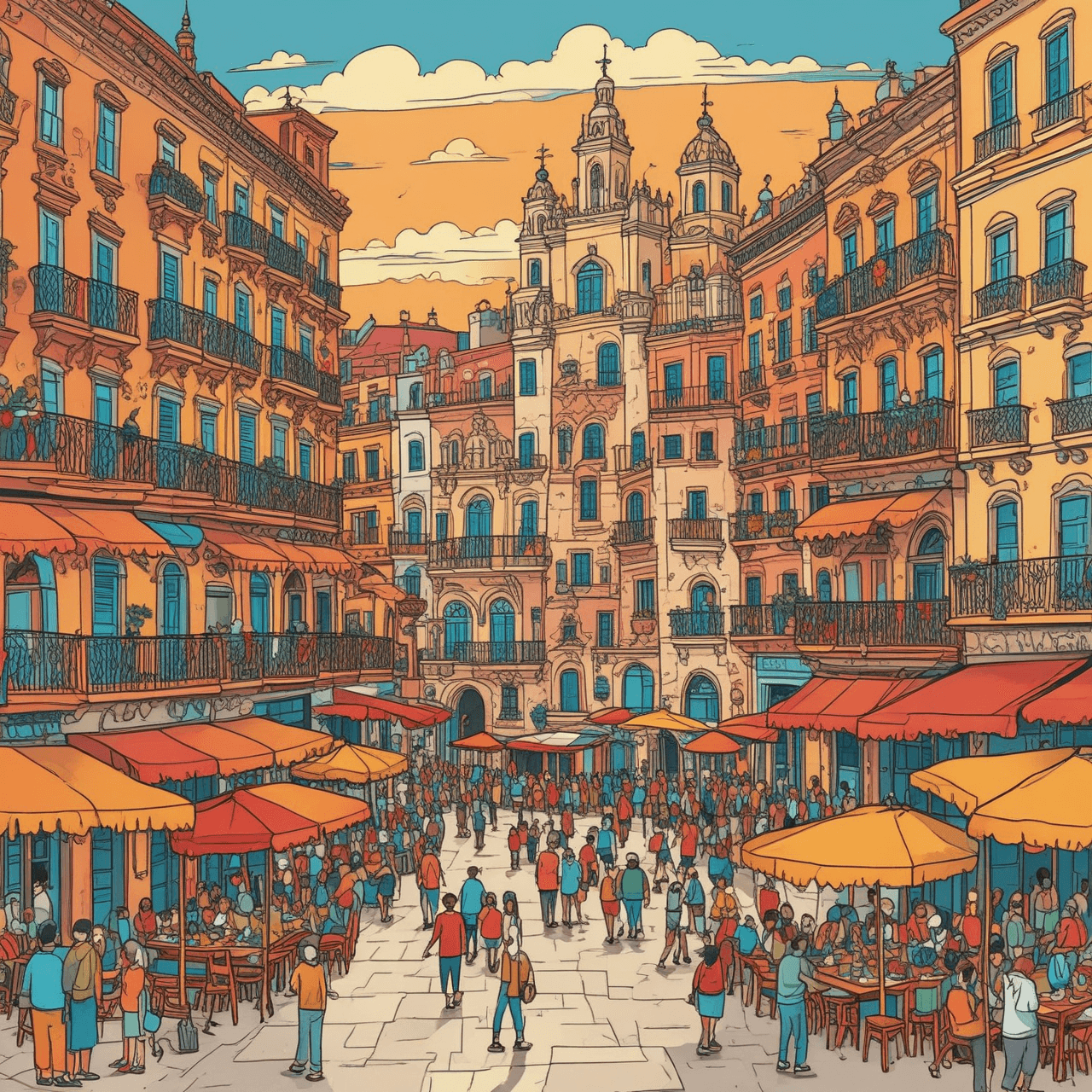 Jetpack Quiz Adventure: Spanish game banner