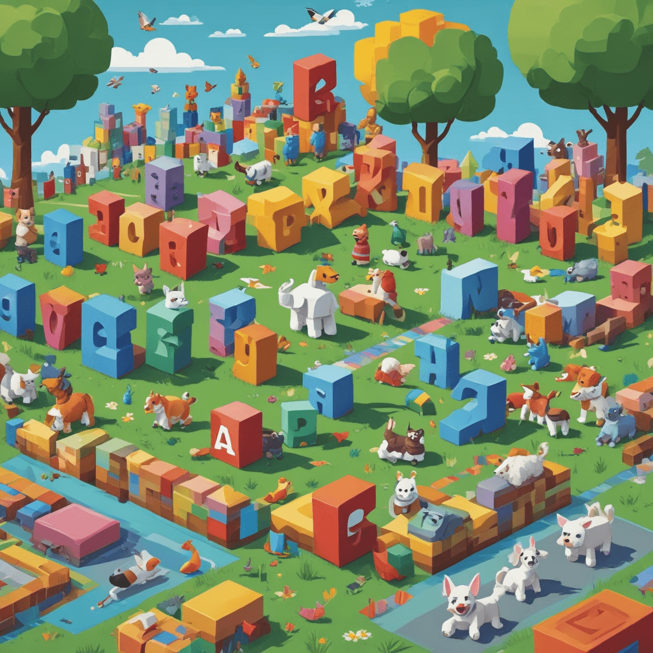 Alphabet Adventure Run game banner