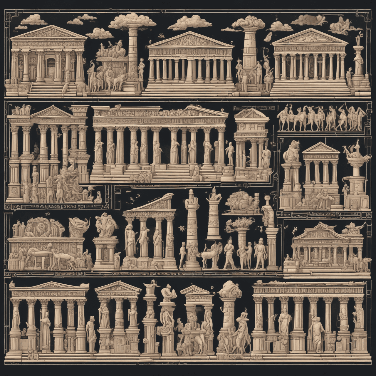 Corrida da História: Arcaico vs. Clássico game banner