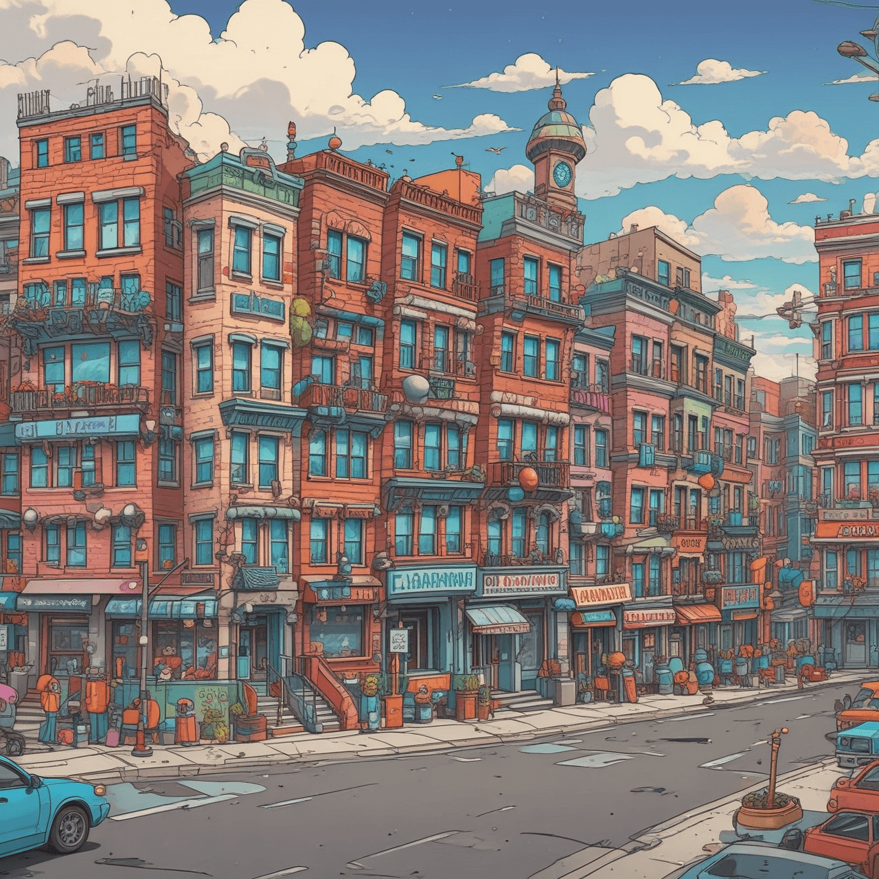 Gumball's Elmore Race Quiz game banner