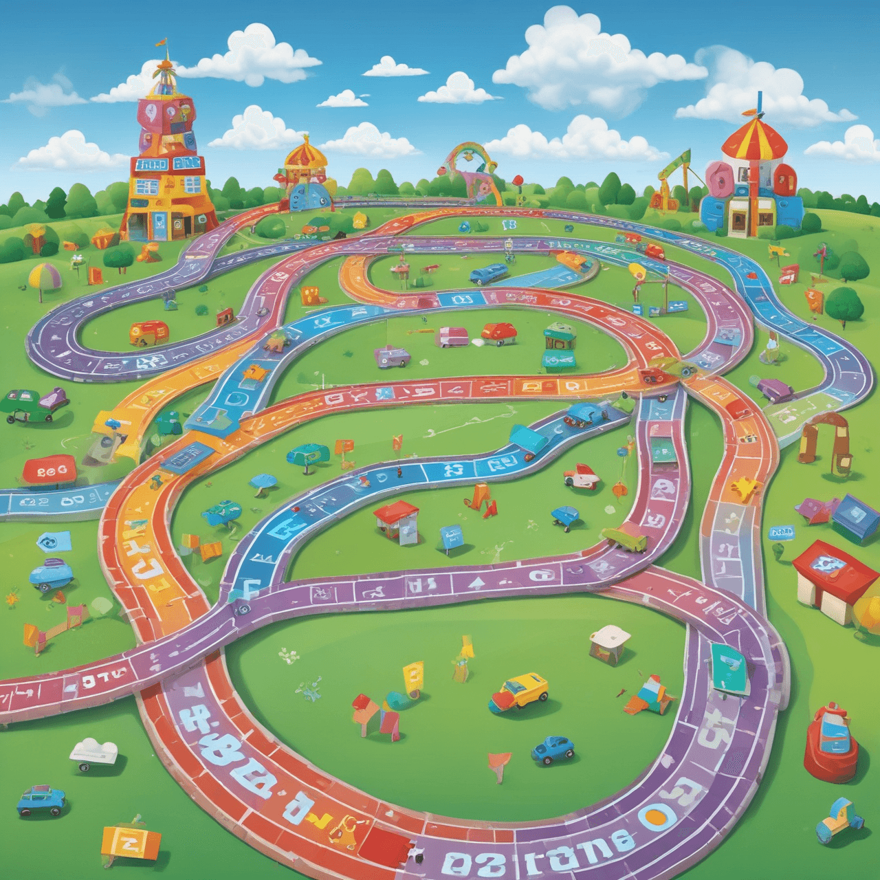 Math Mania Race game banner