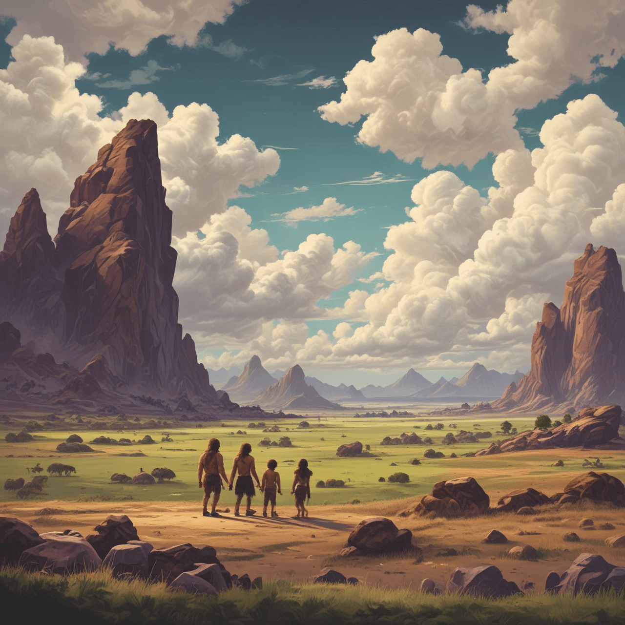 Neanderthal Cloud Leap game banner