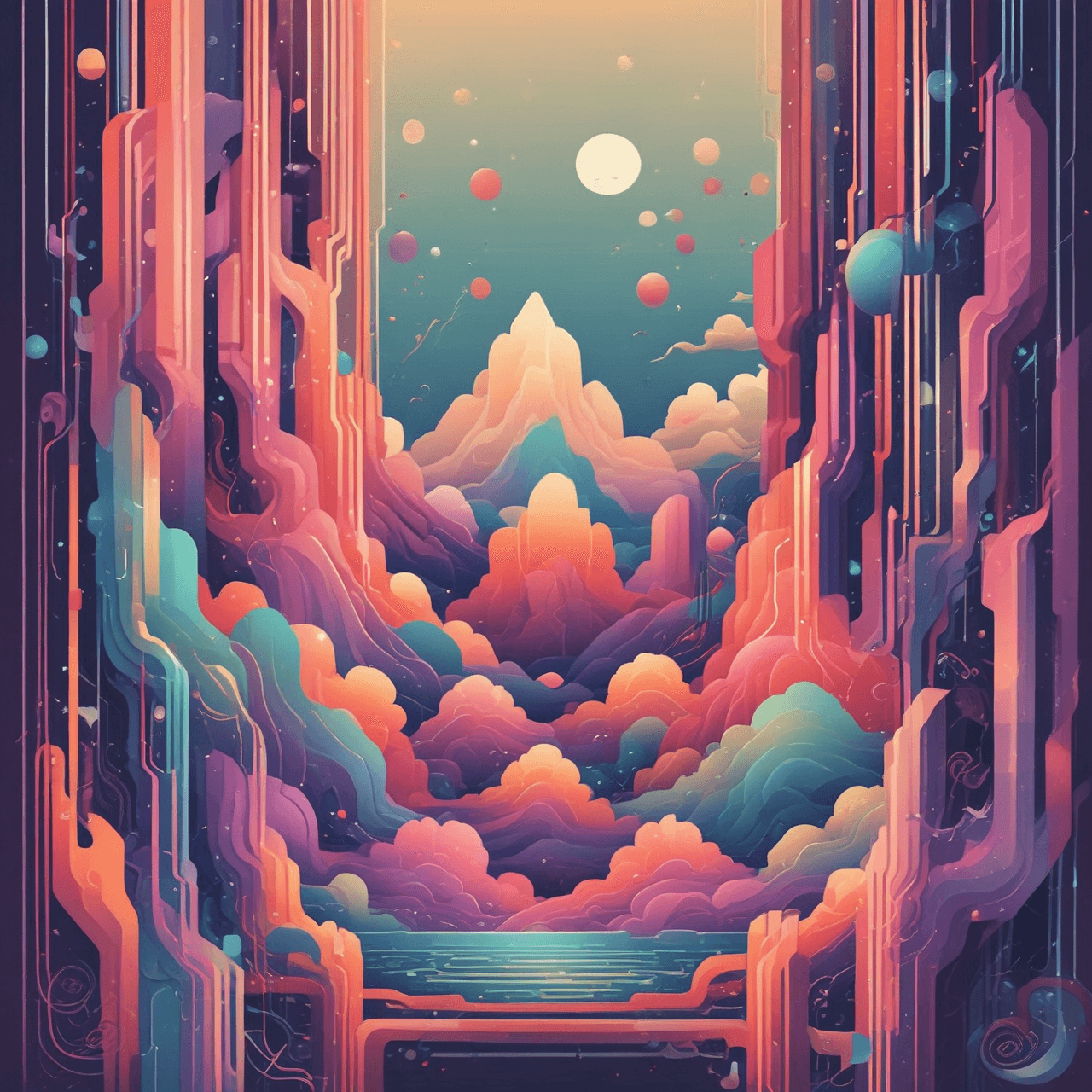 Esthetic Balance Runner game banner