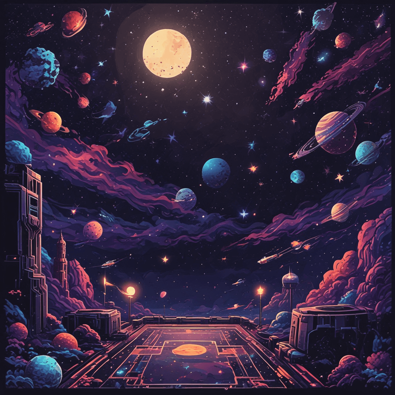 Space Invaders Quiz game banner