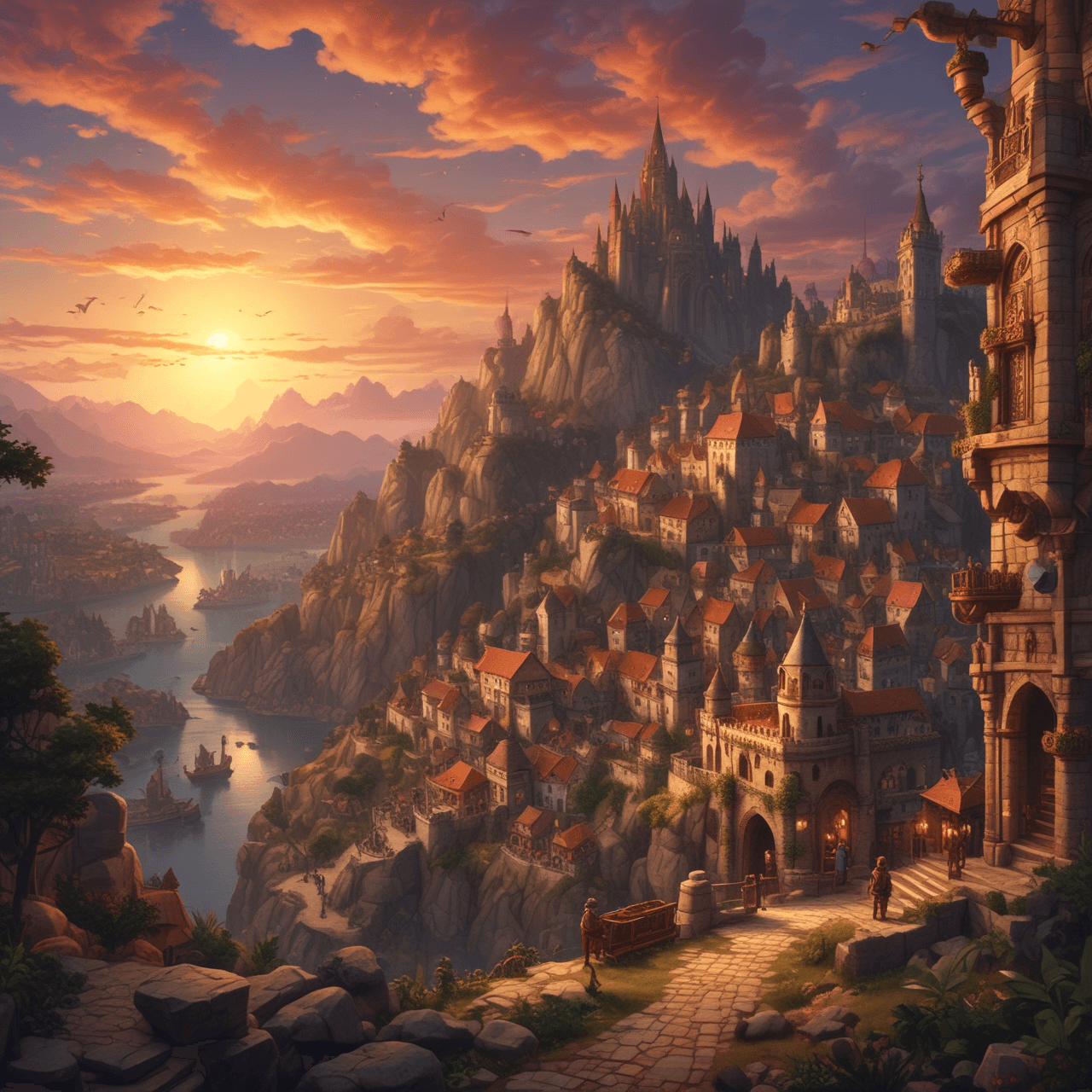 Corrida da Sabedoria Medieval game banner