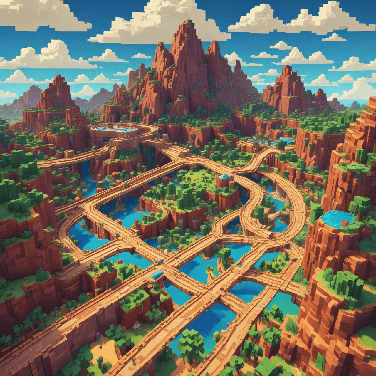 Minecart Race game banner