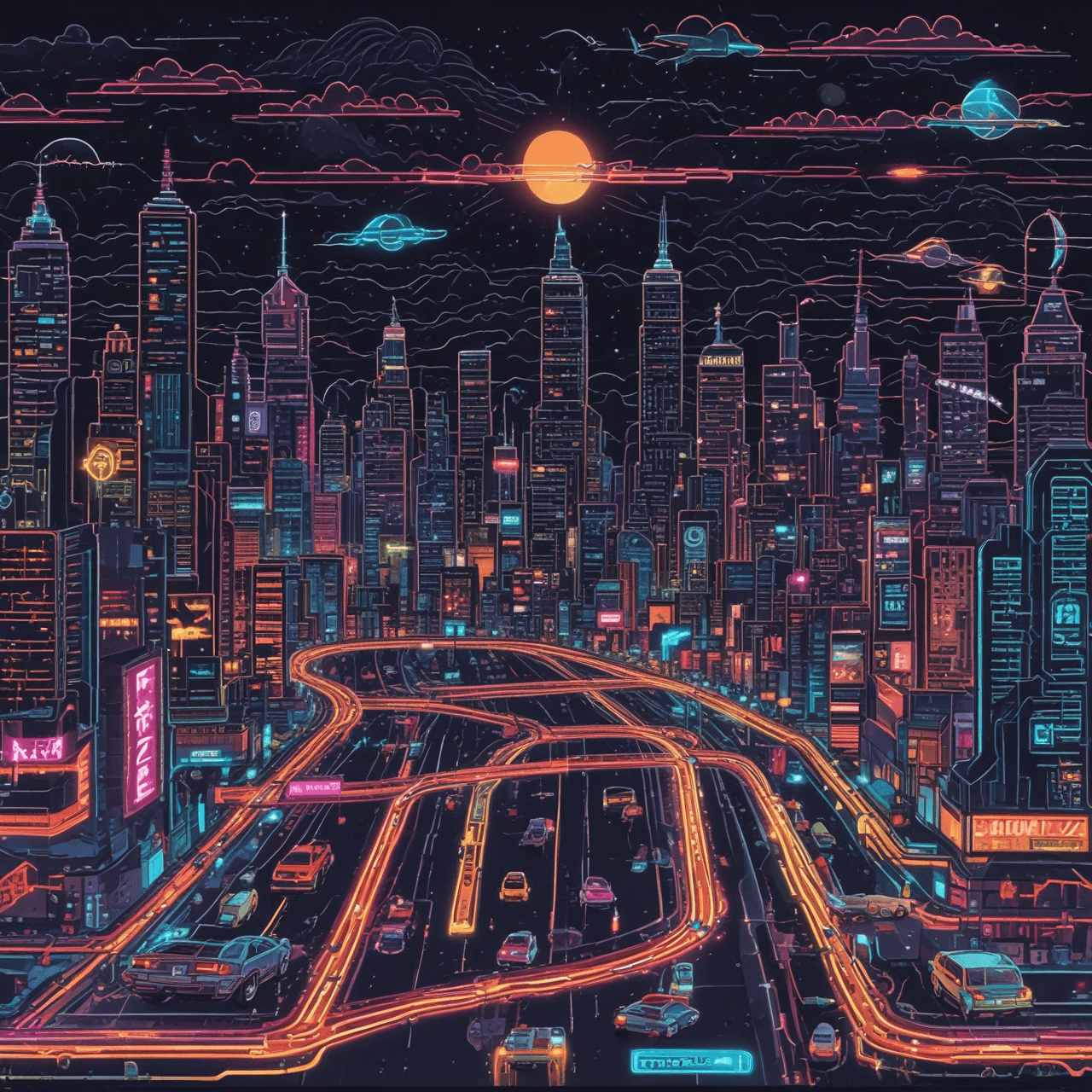 Linear Racer game banner