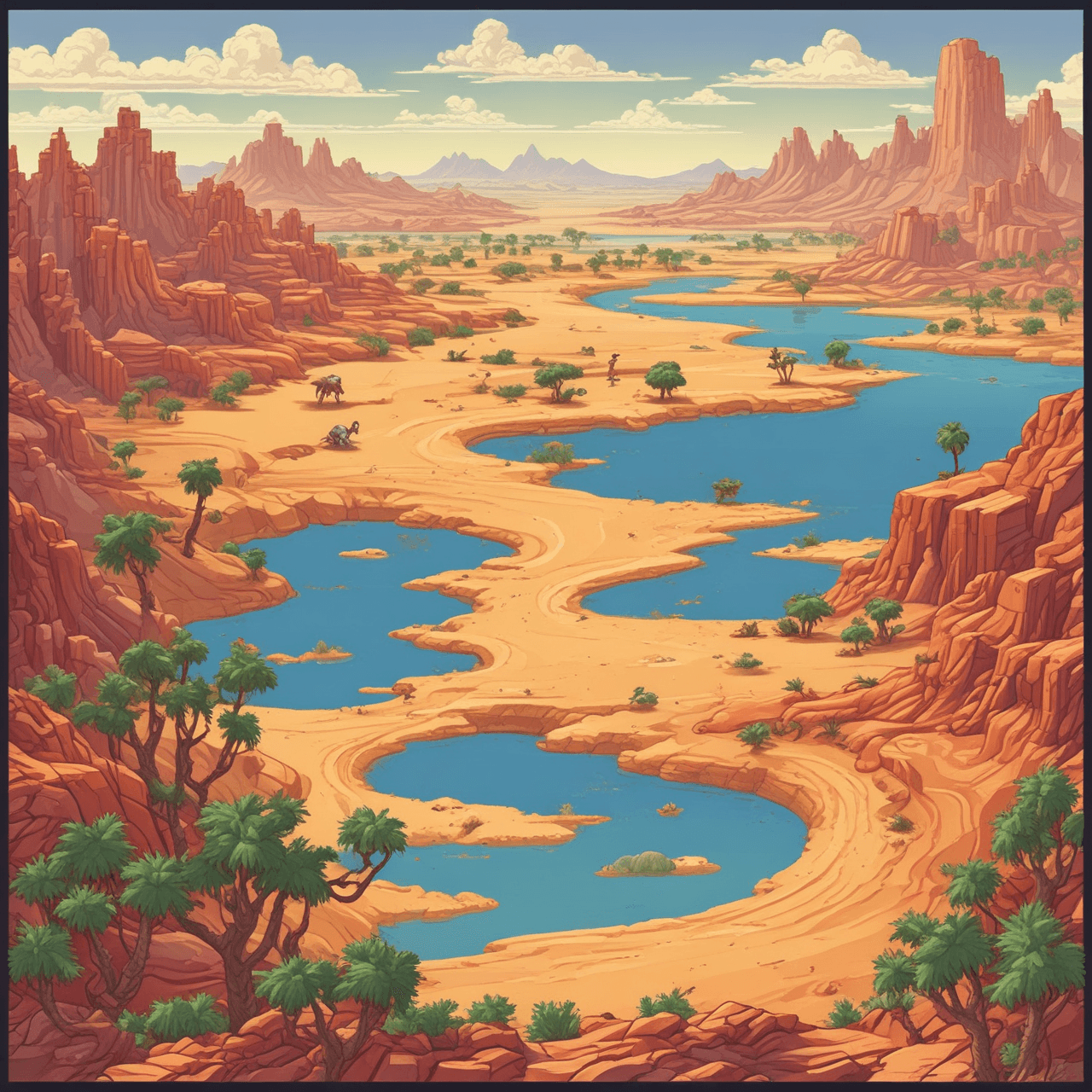 Desert Caravan Dash game banner