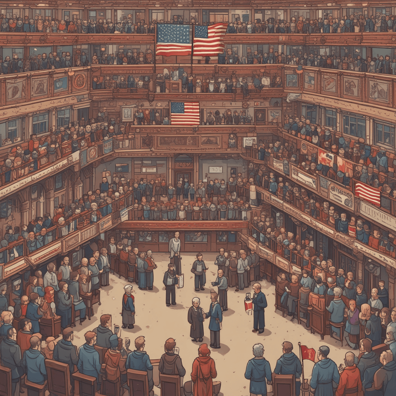 Democracia Jump game banner