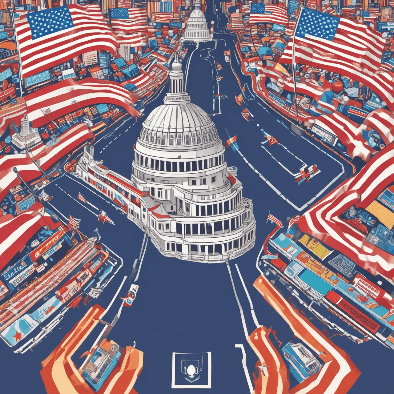 Civics Pursuit: The Exam Race game banner