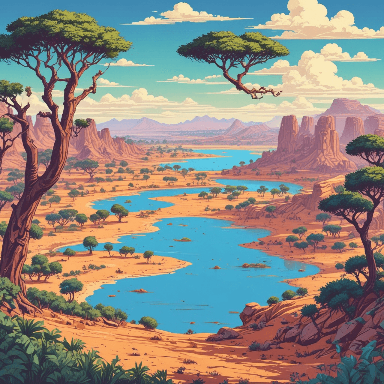 Ancient West Africa Run game banner