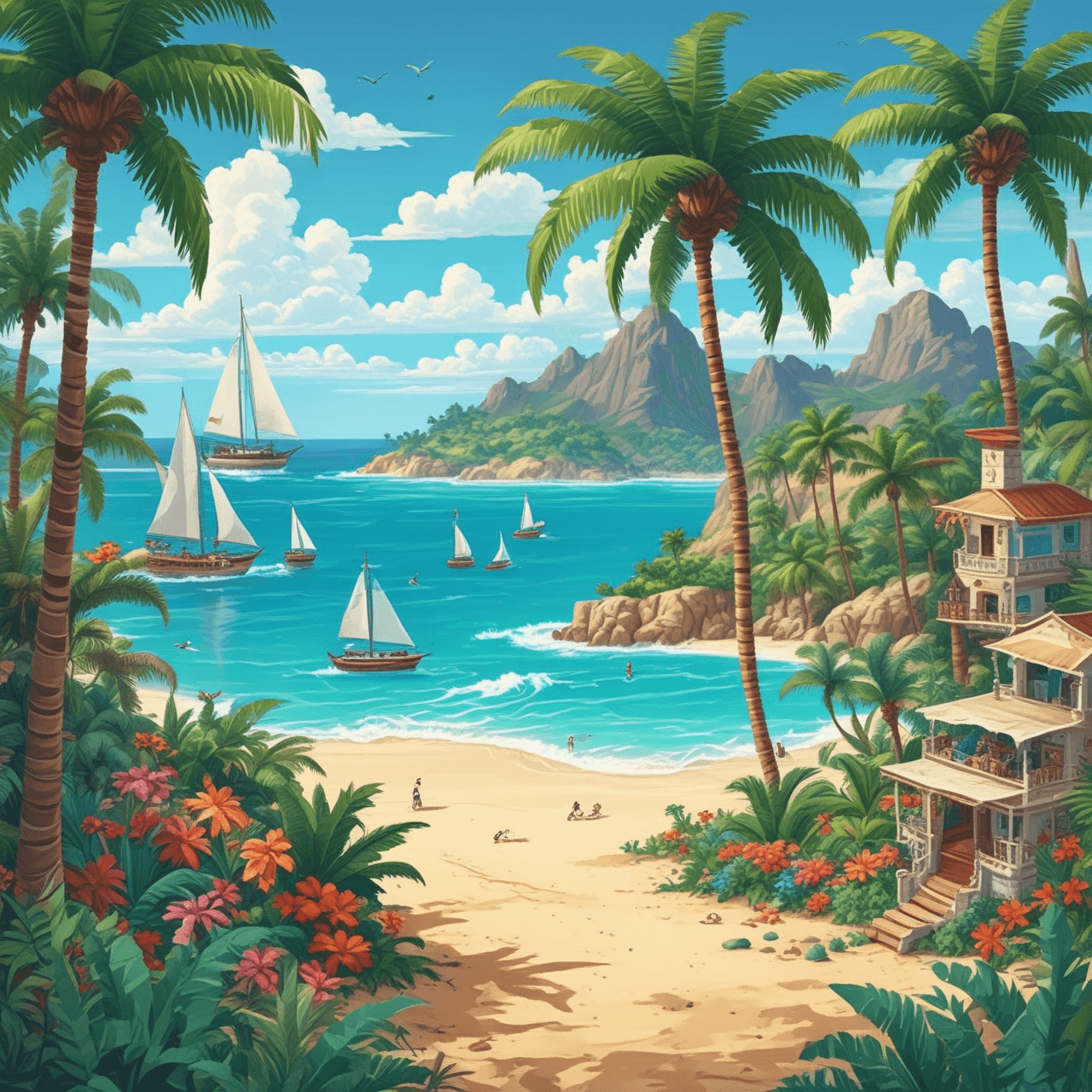 Caribbean Migration Dash game banner