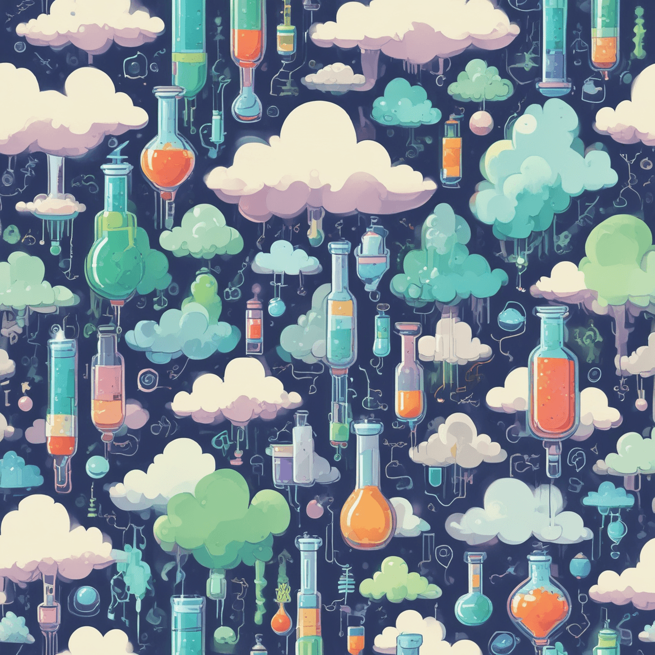 Chemical Cloud Bridge game banner