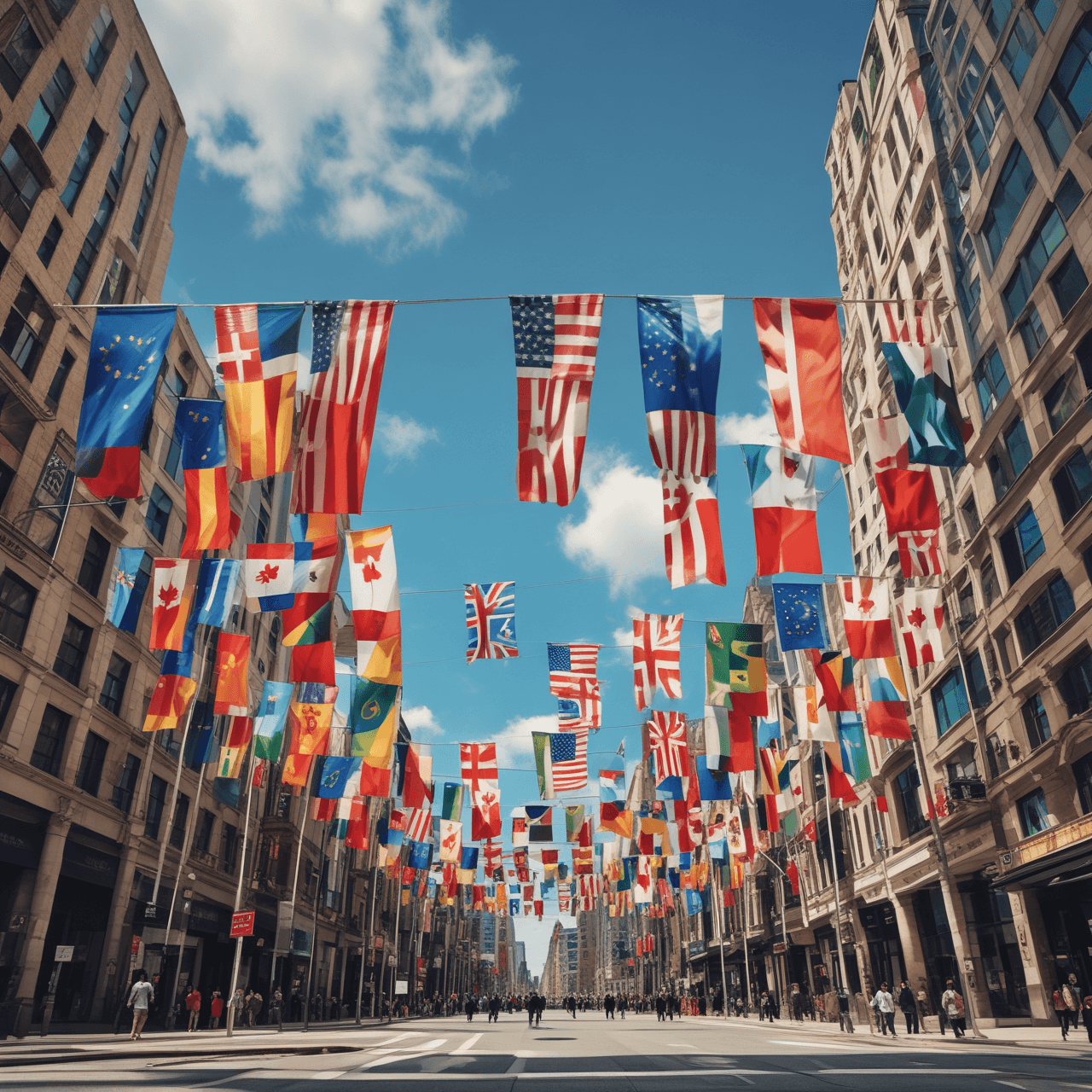 Flag Frenzy Run game banner