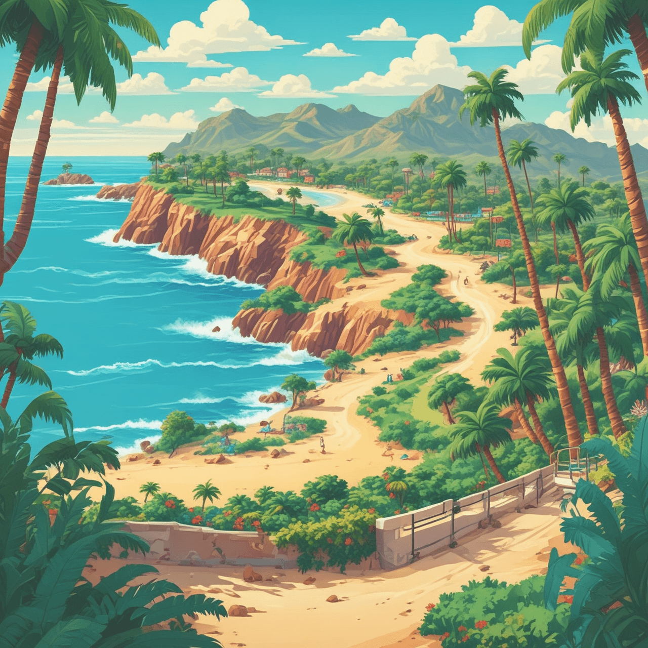 ¡Rumbo a la Playa! game banner