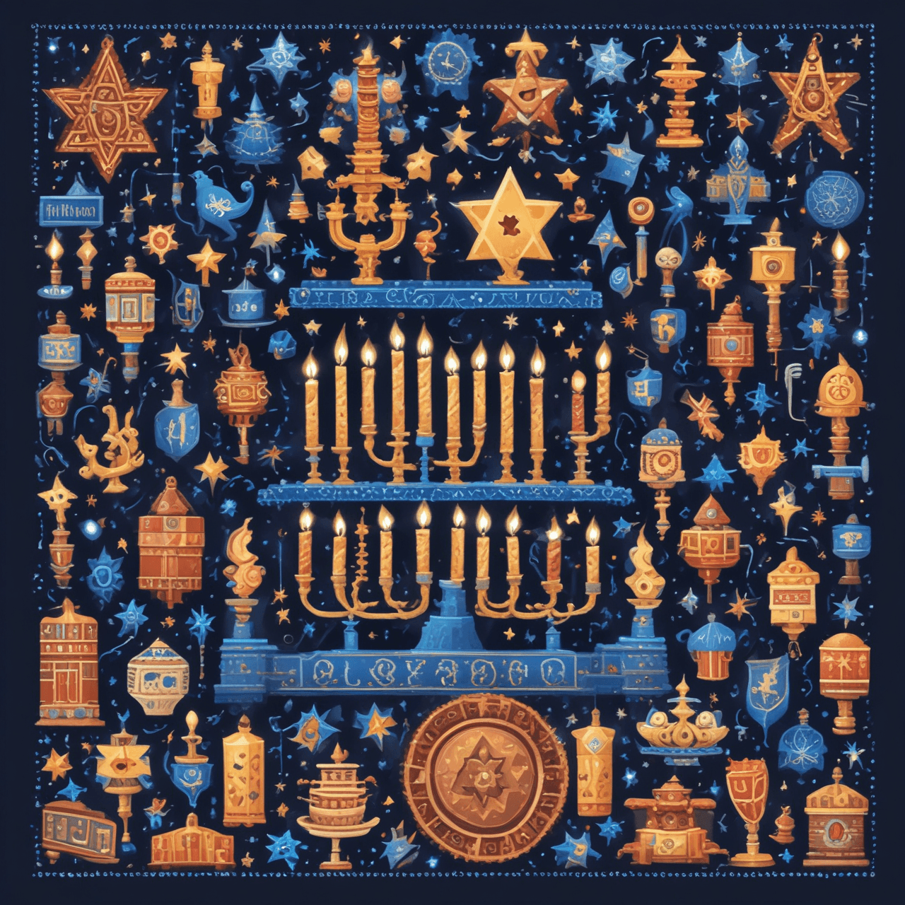 Hanukkah Math Run game banner