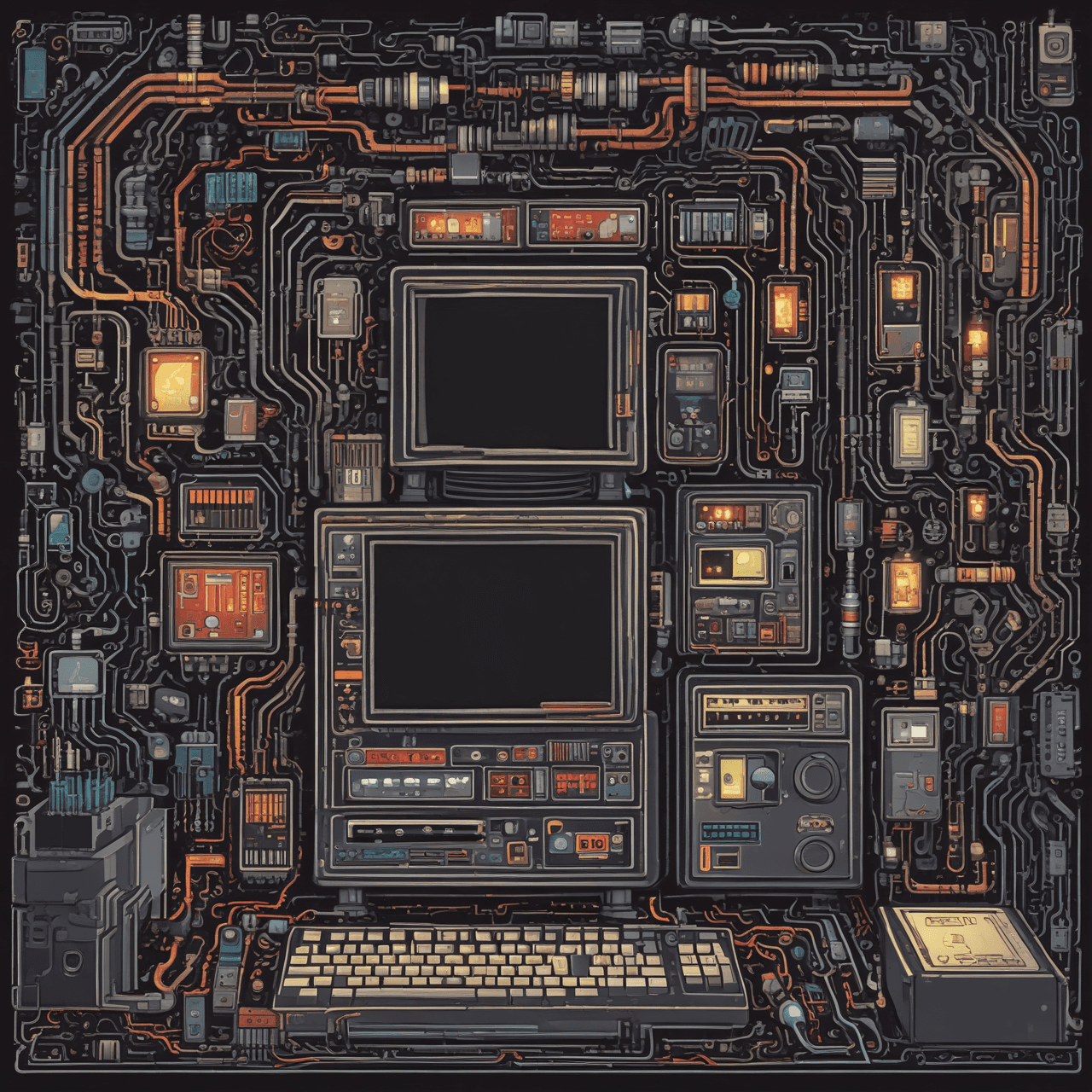 Retro Computer Run game banner