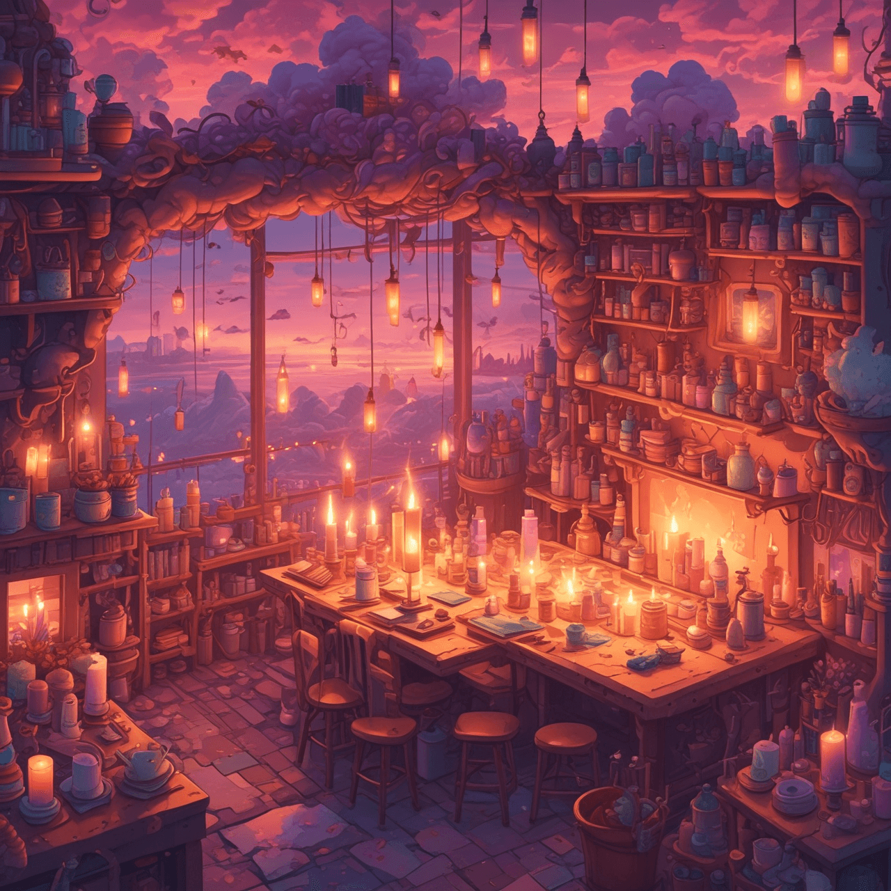 Candle Crafter's Cloud Bridge game banner