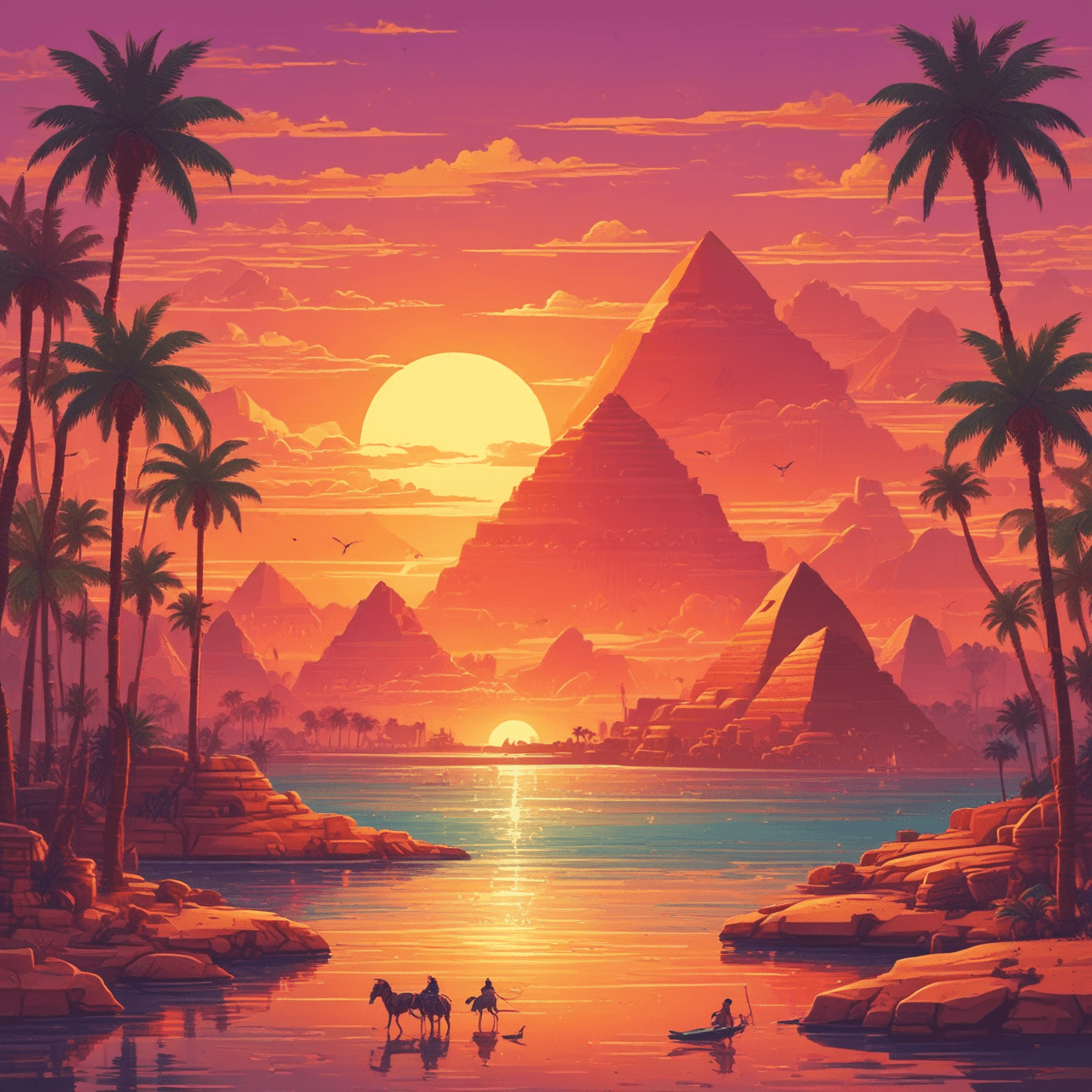 Nile Runner Quiz game banner