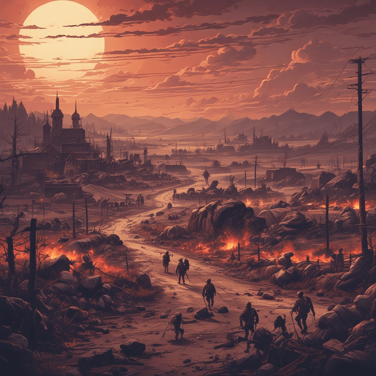 WWI Battlefield Run game banner