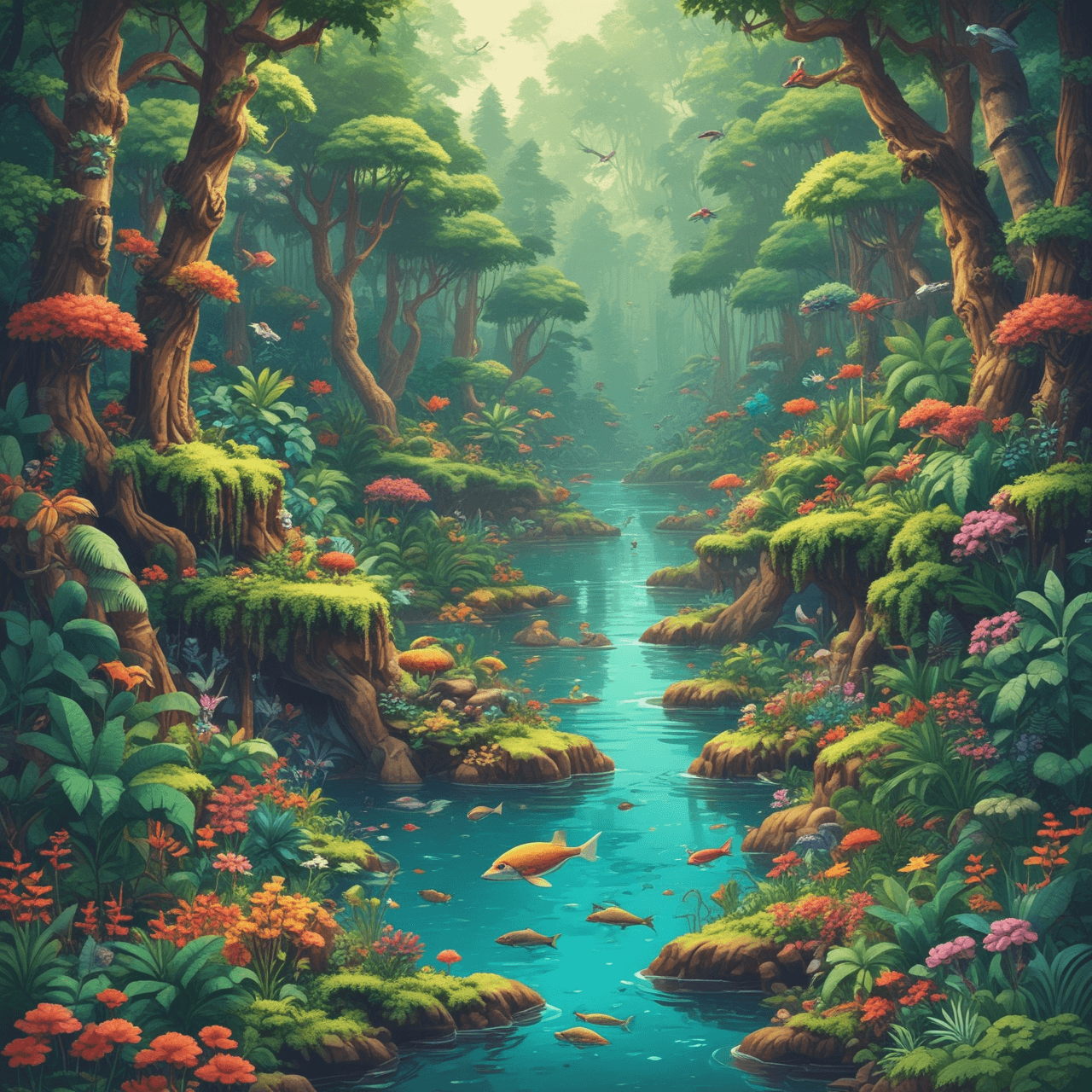 Biodiversity Jetpack Adventure game banner