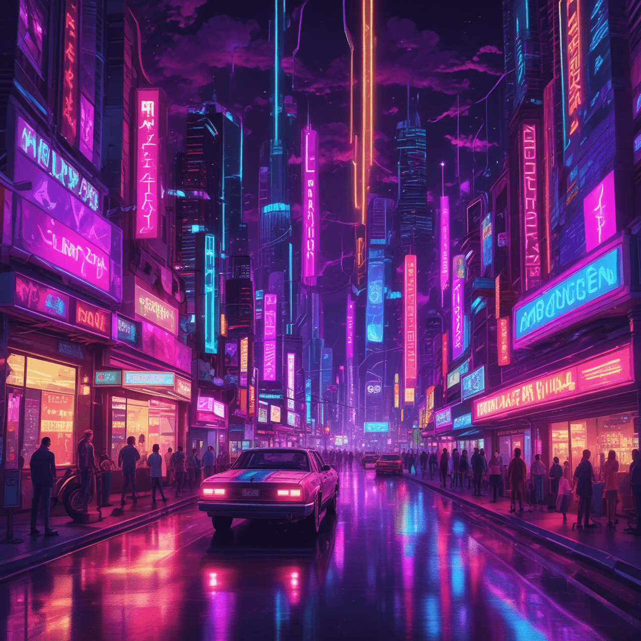 Neon Beam Race game banner